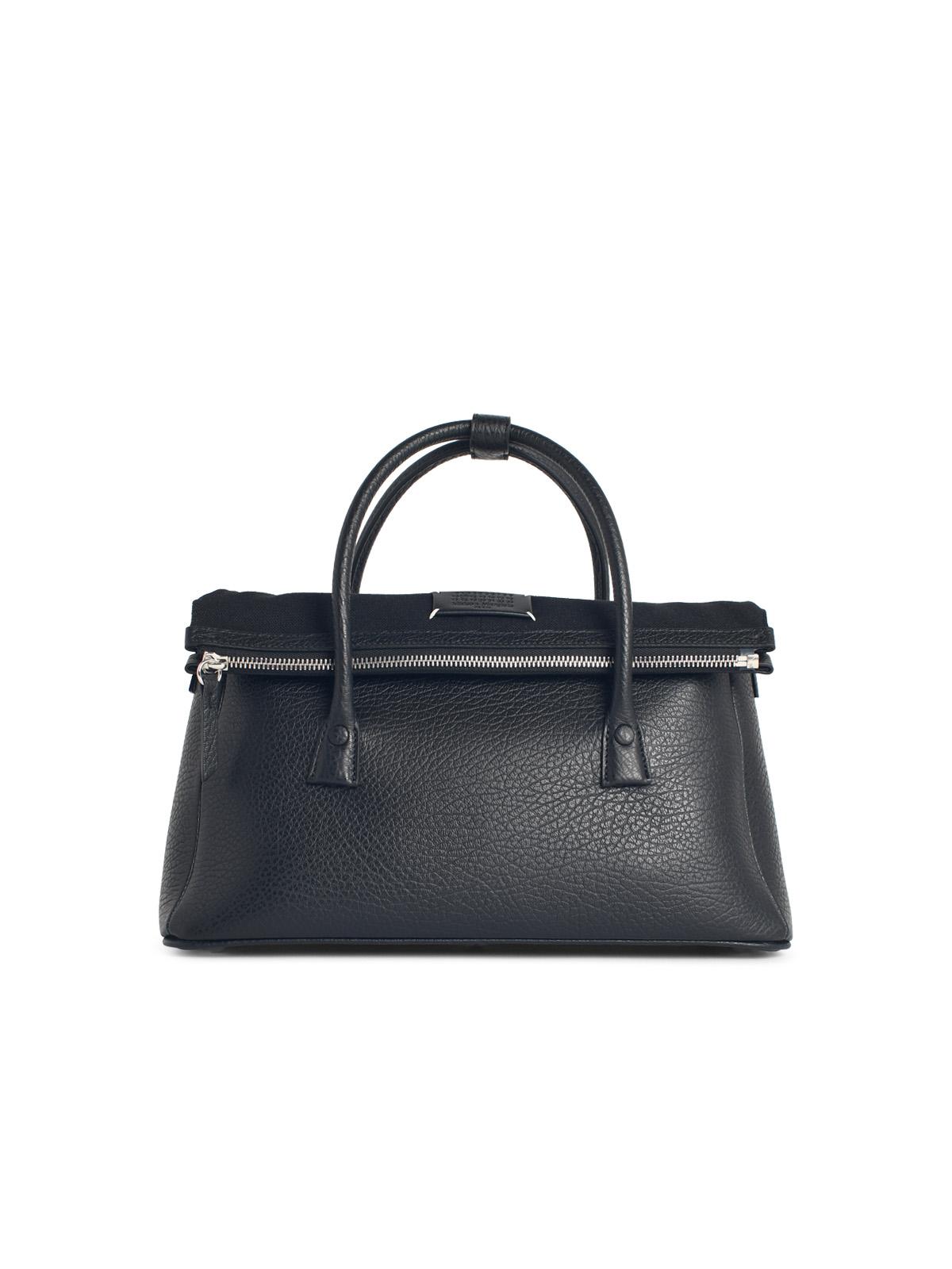 Maison Margiela '5Ac East West' Black Leather Bag Women MAISON MARGIELA