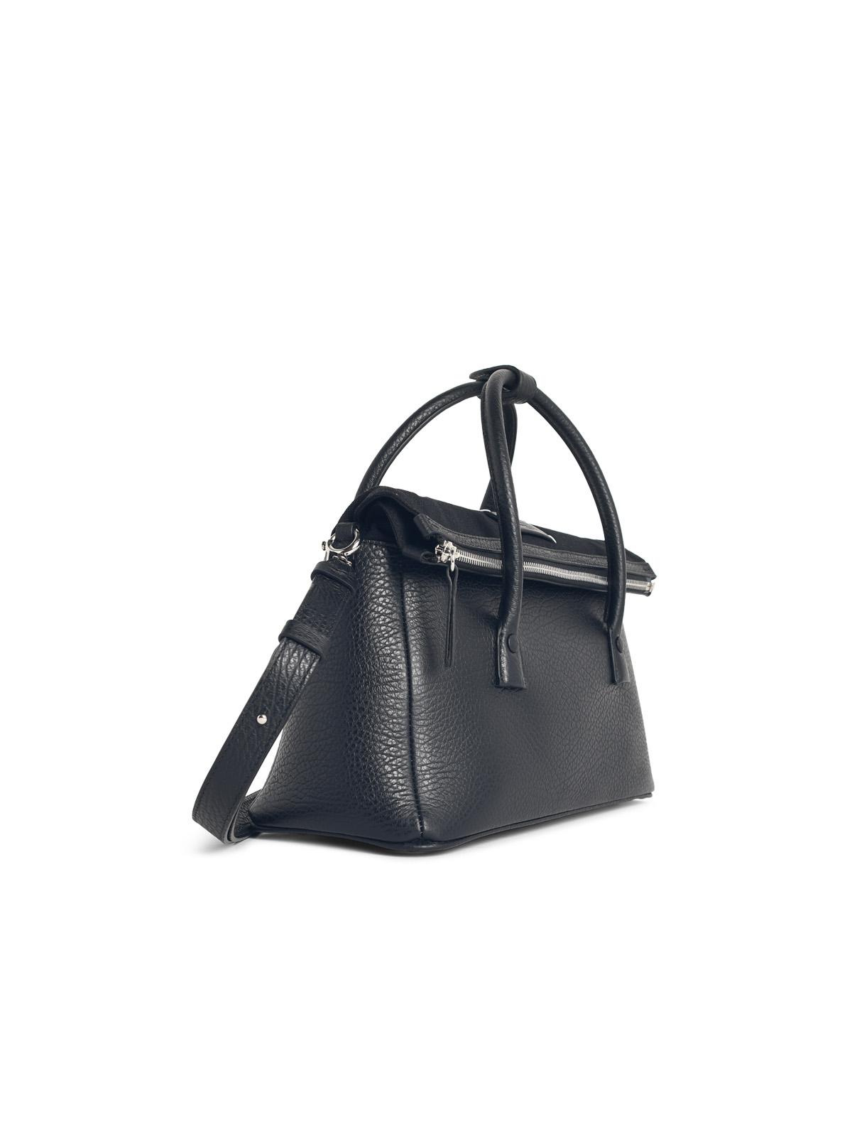 Maison Margiela '5Ac East West' Black Leather Bag Women MAISON MARGIELA