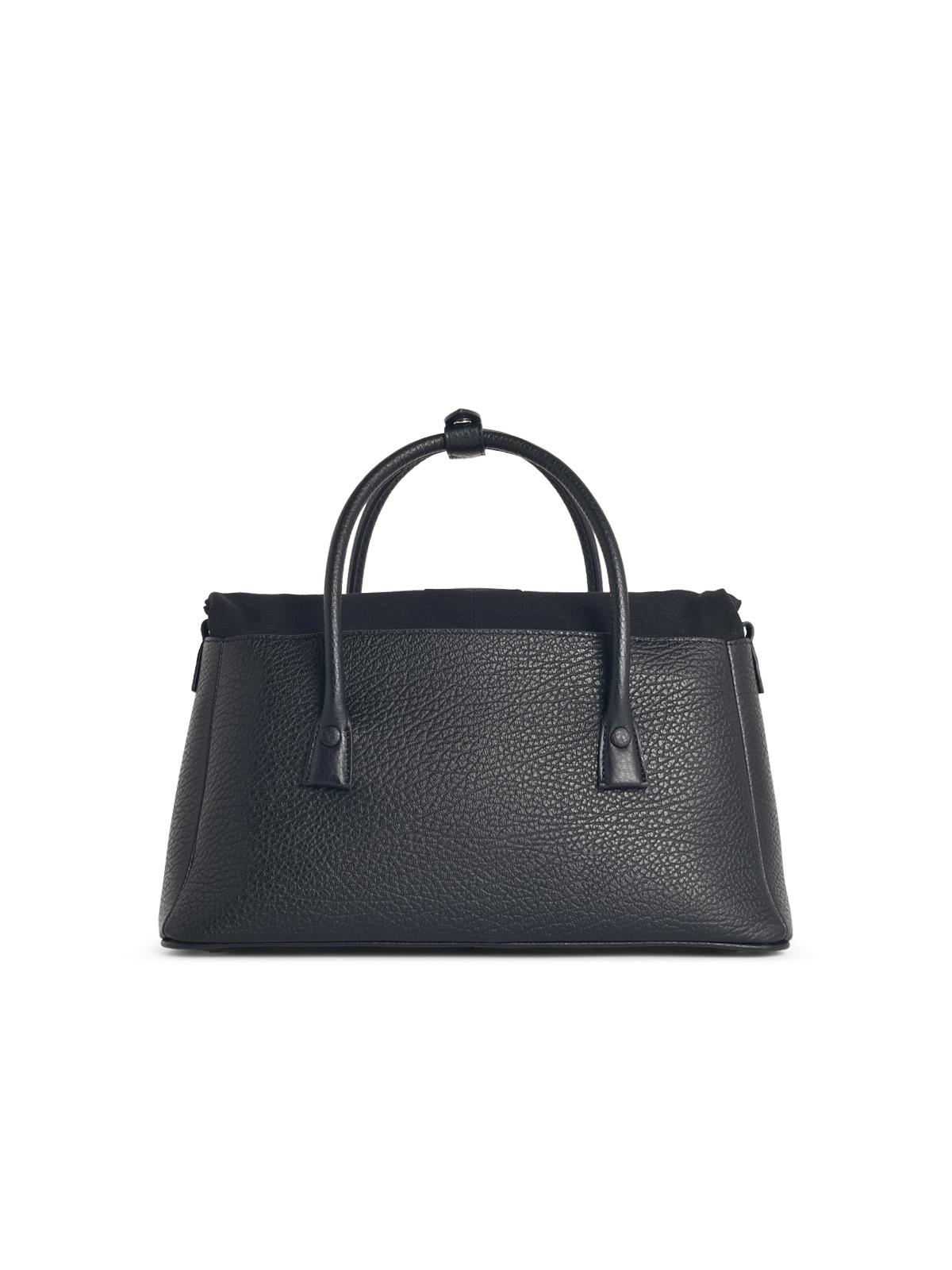 Maison Margiela '5Ac East West' Black Leather Bag Women MAISON MARGIELA