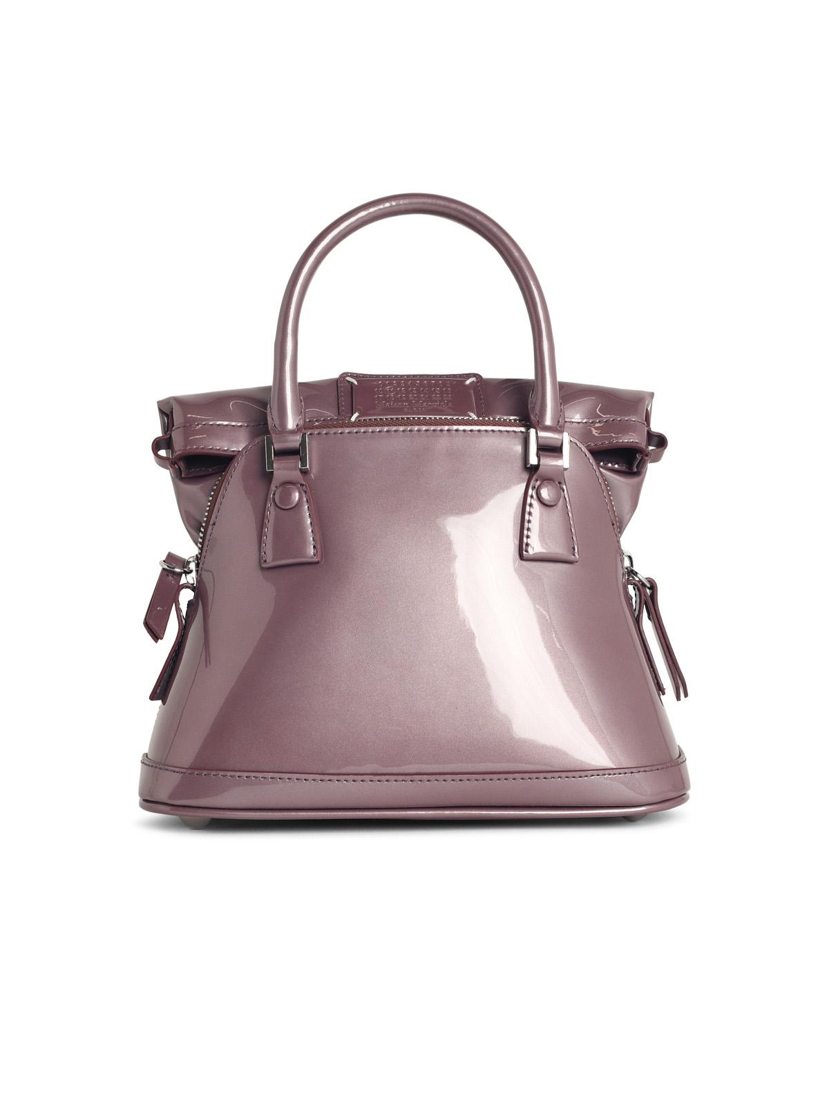 Maison Margiela Micro '5Ac Classique' Purple Leather Bag Women
