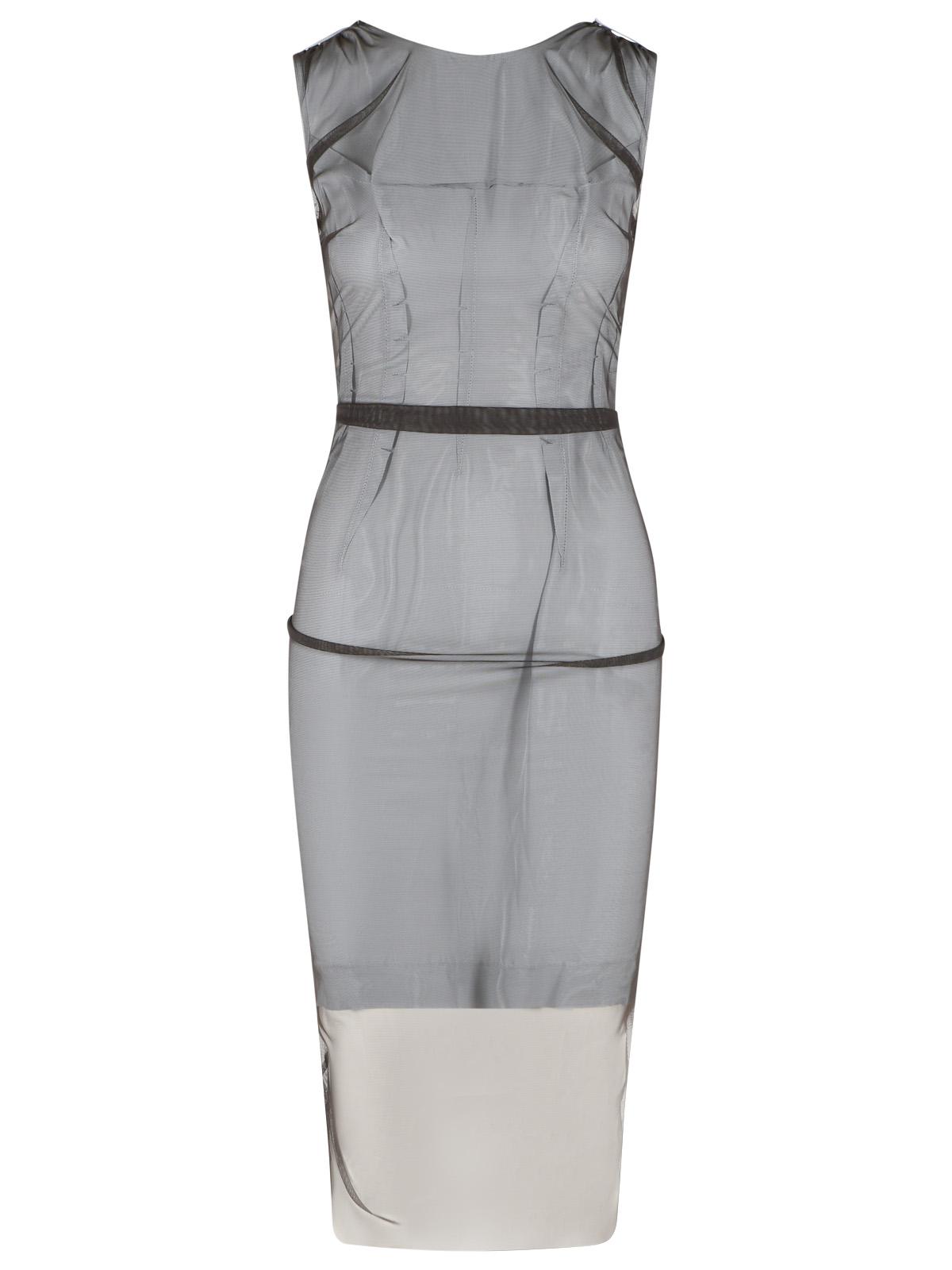 Maison Margiela Brown Polyamide Dress Women MAISON MARGIELA