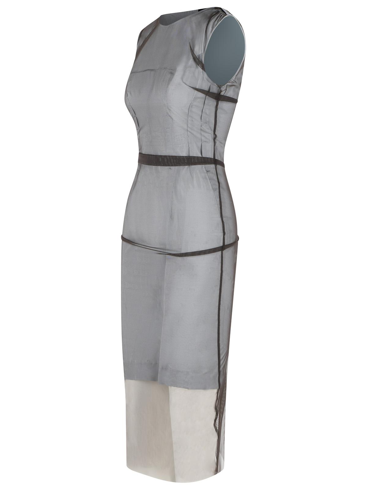 Maison Margiela Brown Polyamide Dress Women MAISON MARGIELA