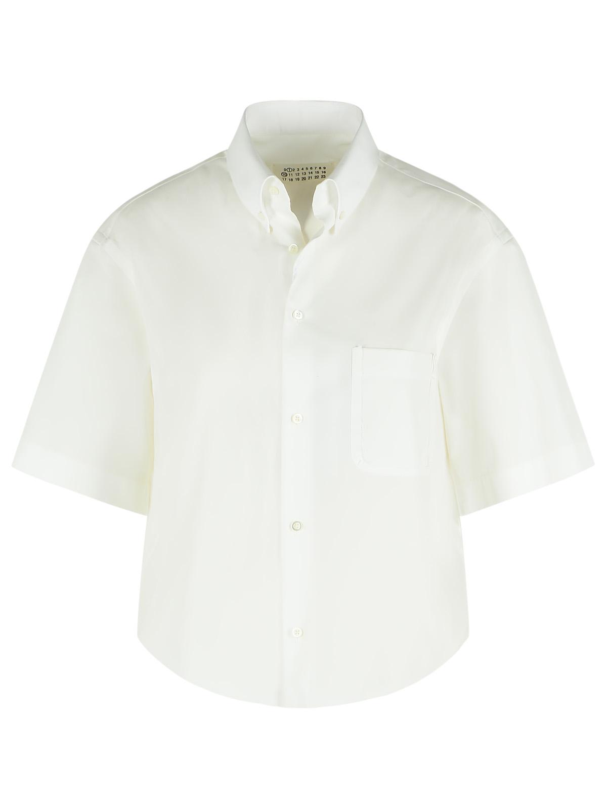 Maison Margiela White Cotton Shirt Women MAISON MARGIELA