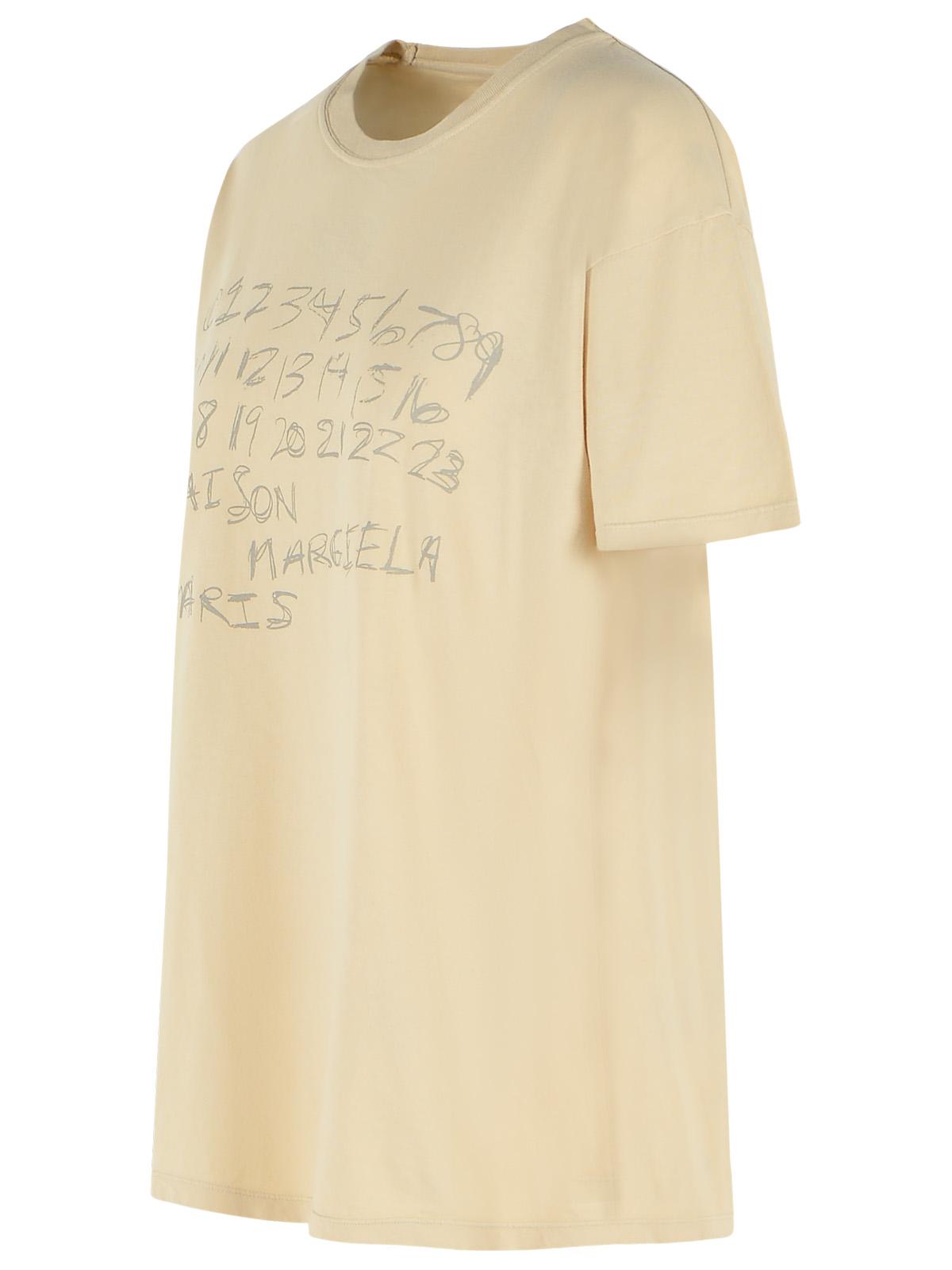 Maison Margiela Ivory Cotton T-Shirt Women MAISON MARGIELA