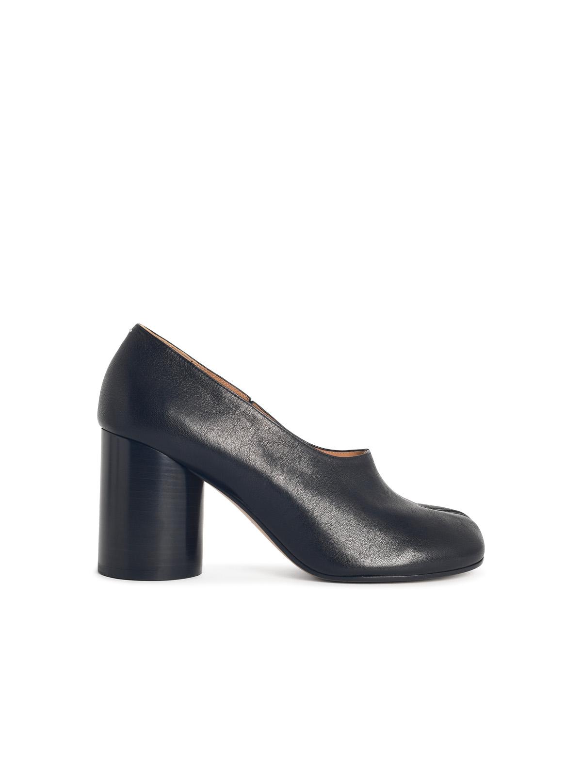 Maison Margiela 'Tabi Pump' Black Leather Pumps Women MAISON MARGIELA