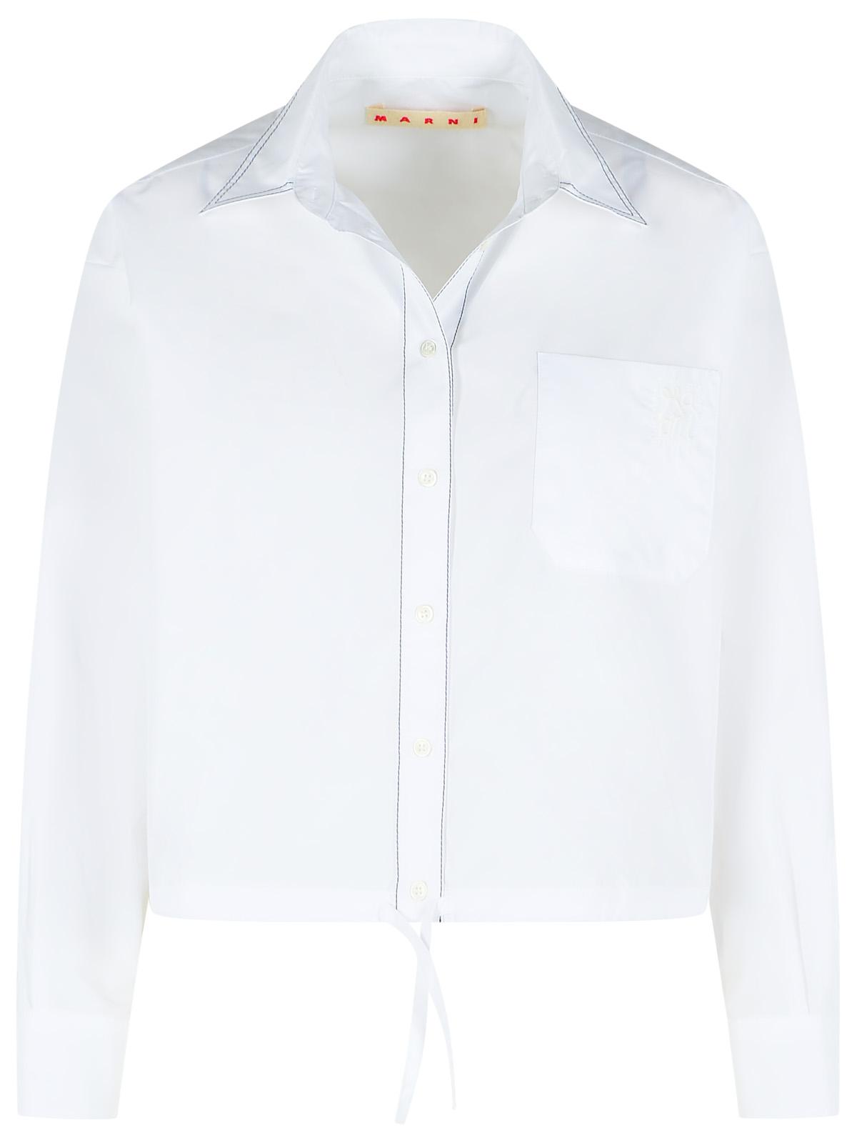 Marni White Cotton Shirt Women MARNI