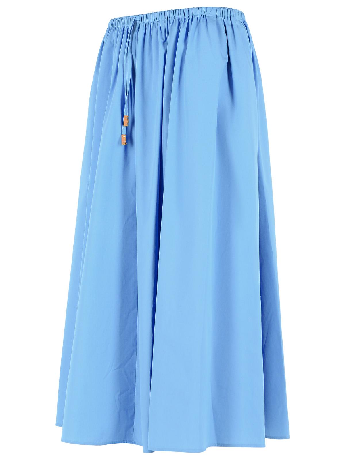 Marni Light Blue Cotton Skirt Women MARNI