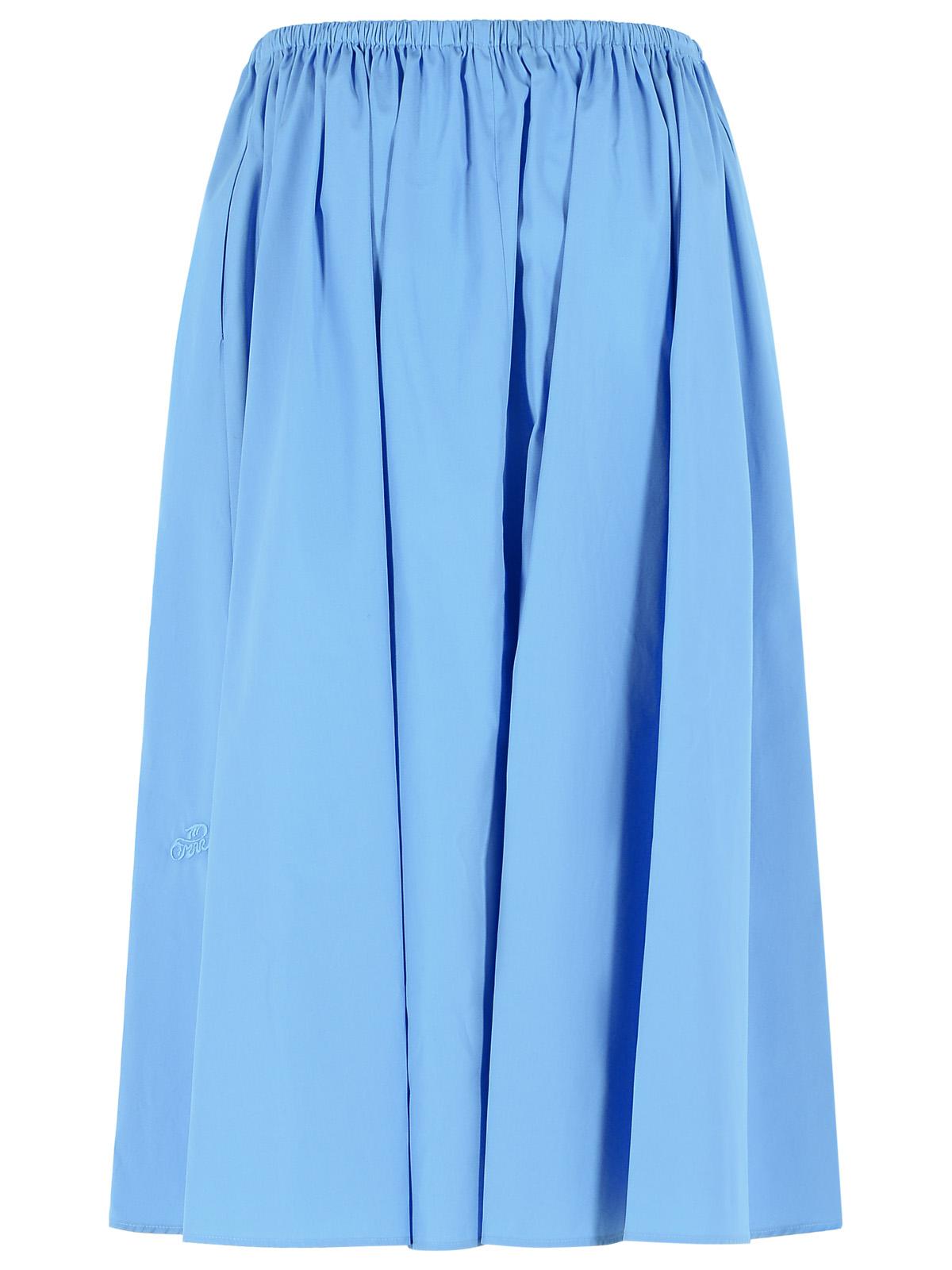 Marni Light Blue Cotton Skirt Women MARNI