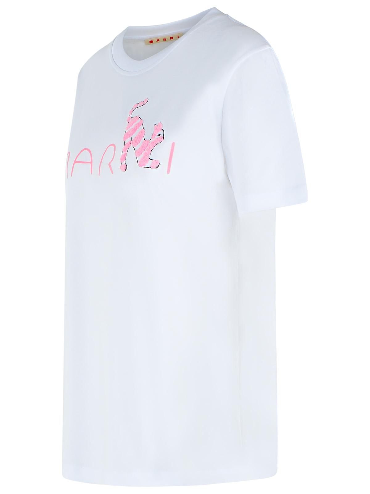 Marni White Cotton T-Shirt Women MARNI