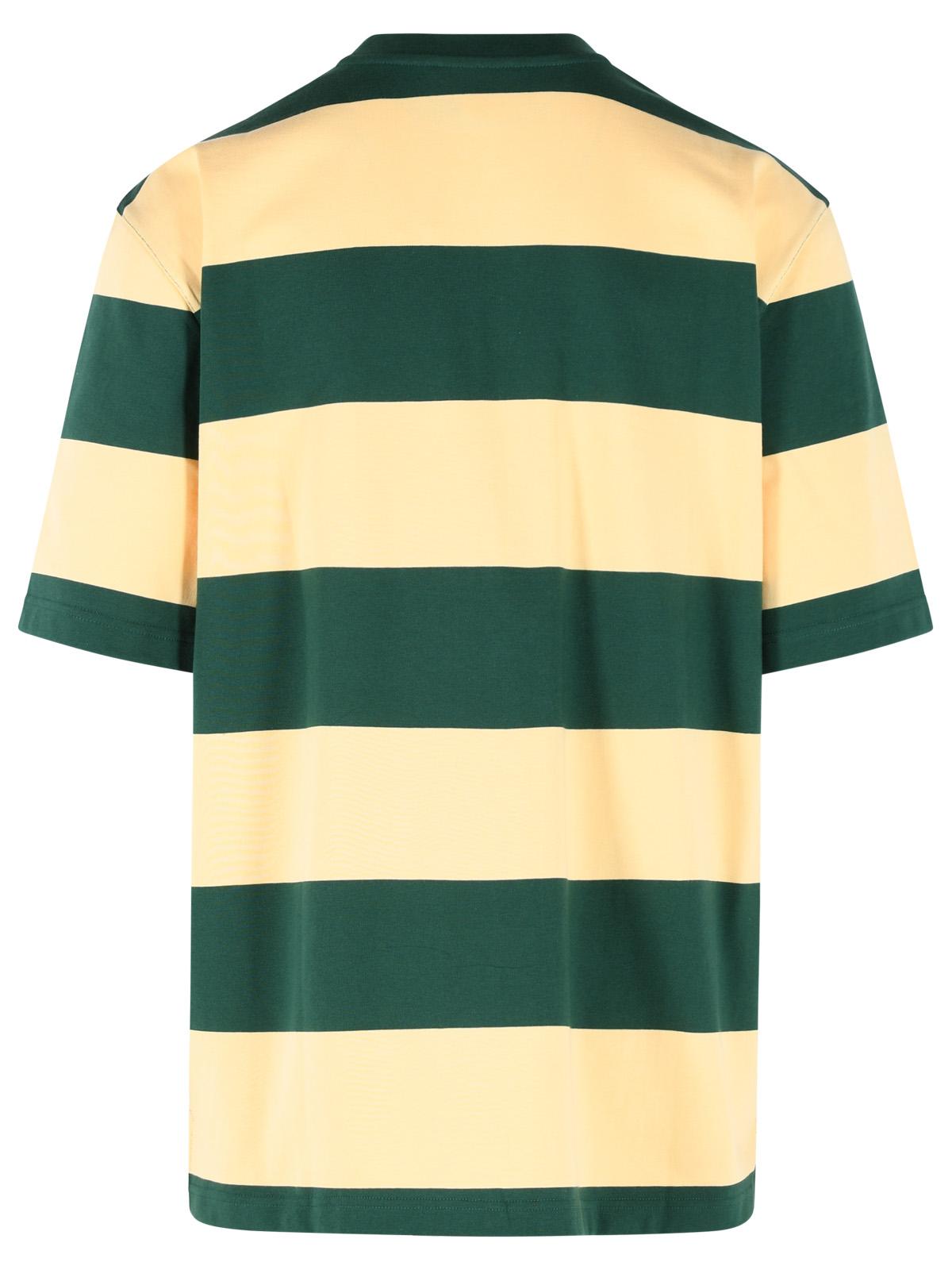 Marni Yellow And Green Cotton T-Shirt Men MARNI