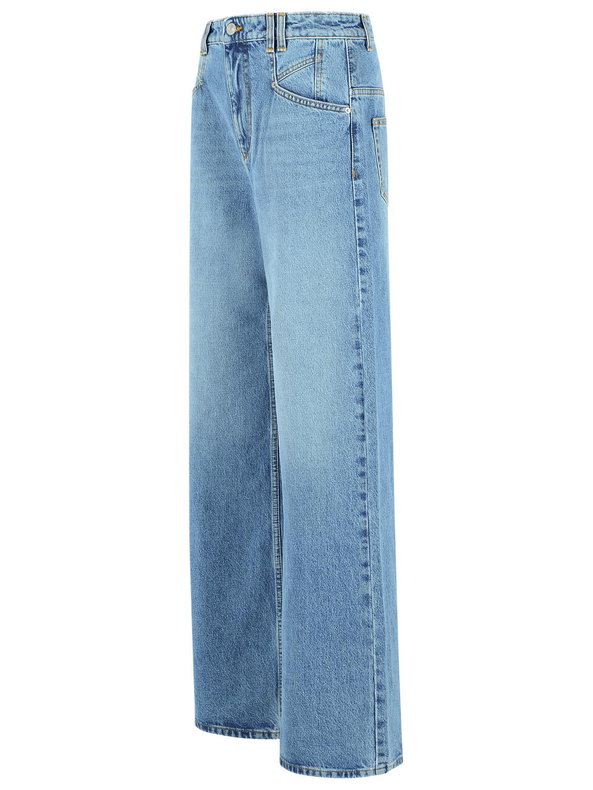Isabel Marant 'Lemony' Light Blue Cotton Jeans Women ISABEL MARANT