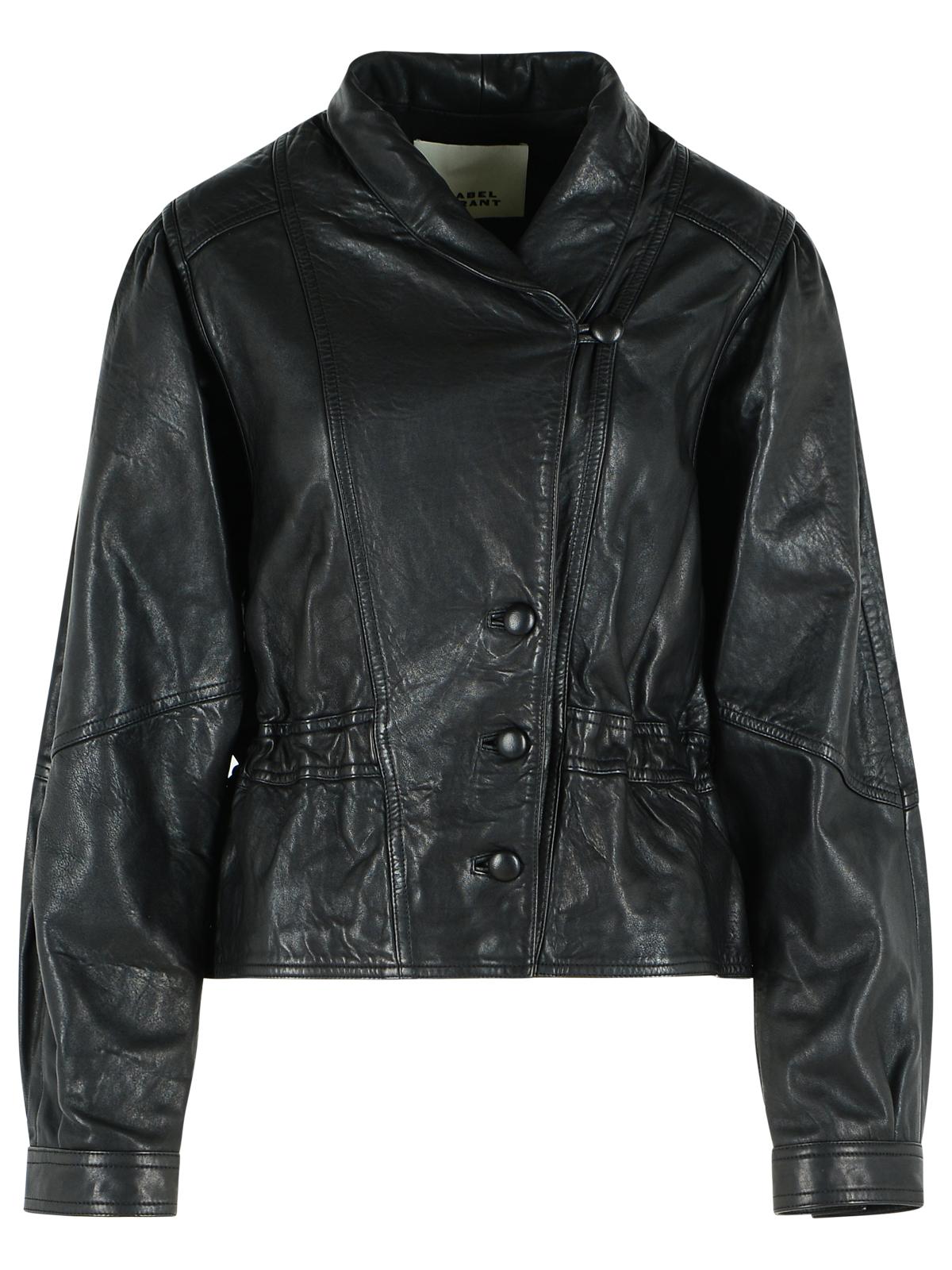 Isabel Marant 'Tressy' Black Leather Jacket Women ISABEL MARANT