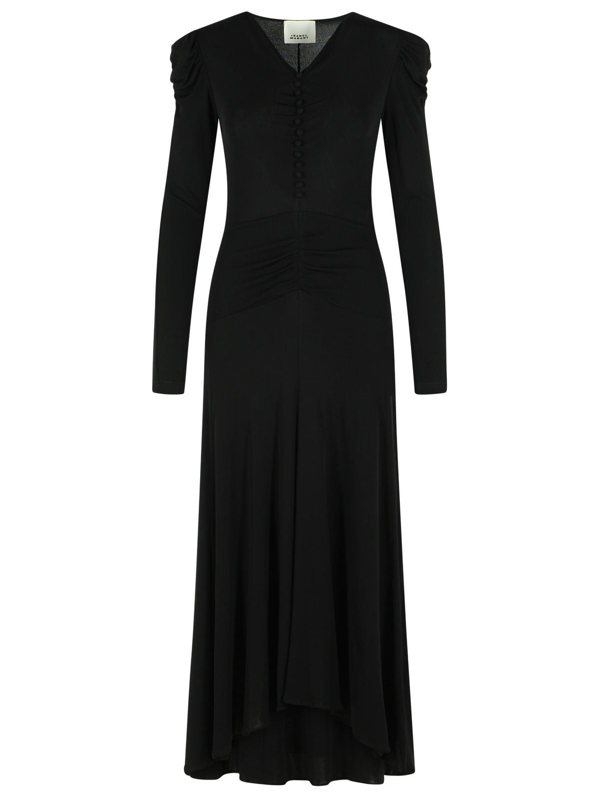 Isabel Marant 'Nejma' Black Viscose Dress Women ISABEL MARANT