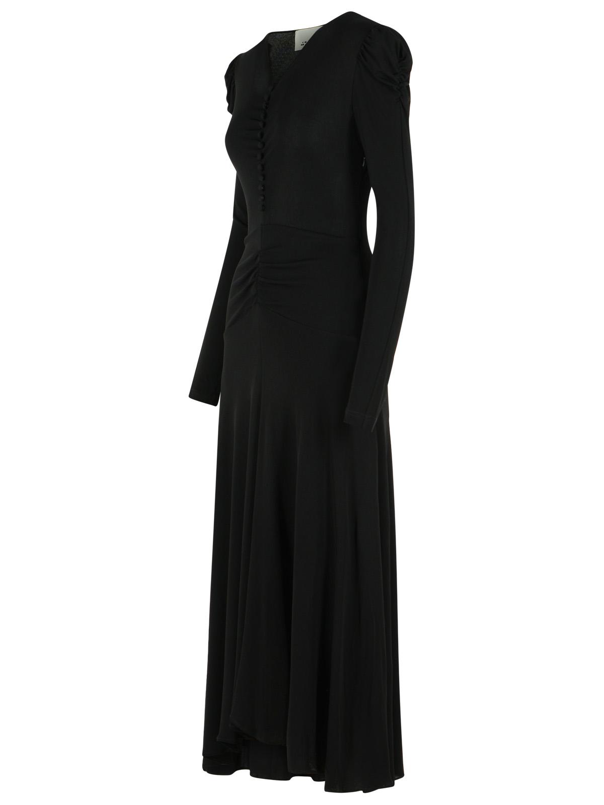 Isabel Marant 'Nejma' Black Viscose Dress Women ISABEL MARANT