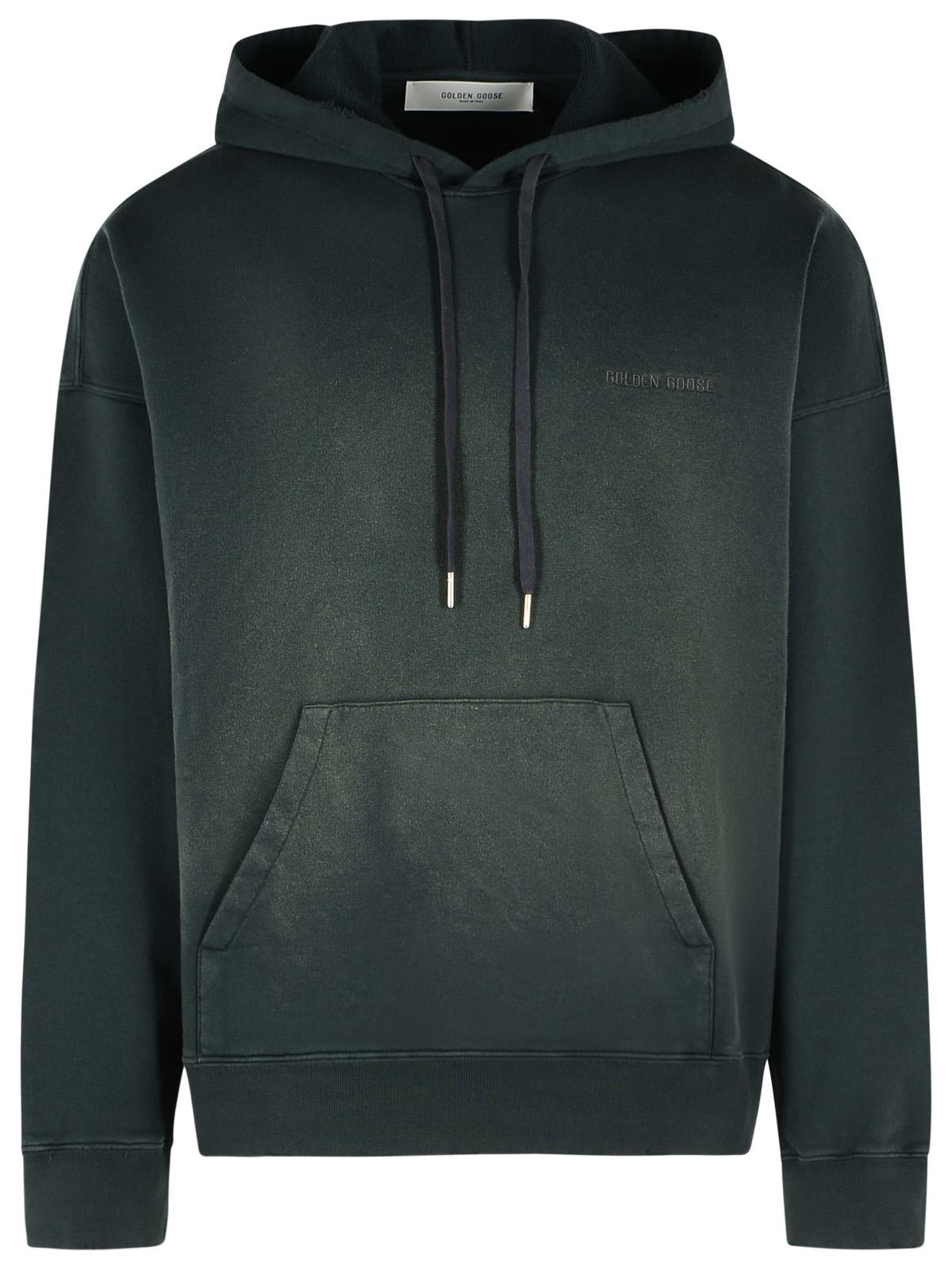 Golden Goose Black Cotton Sweatshirt Men GOLDEN GOOSE