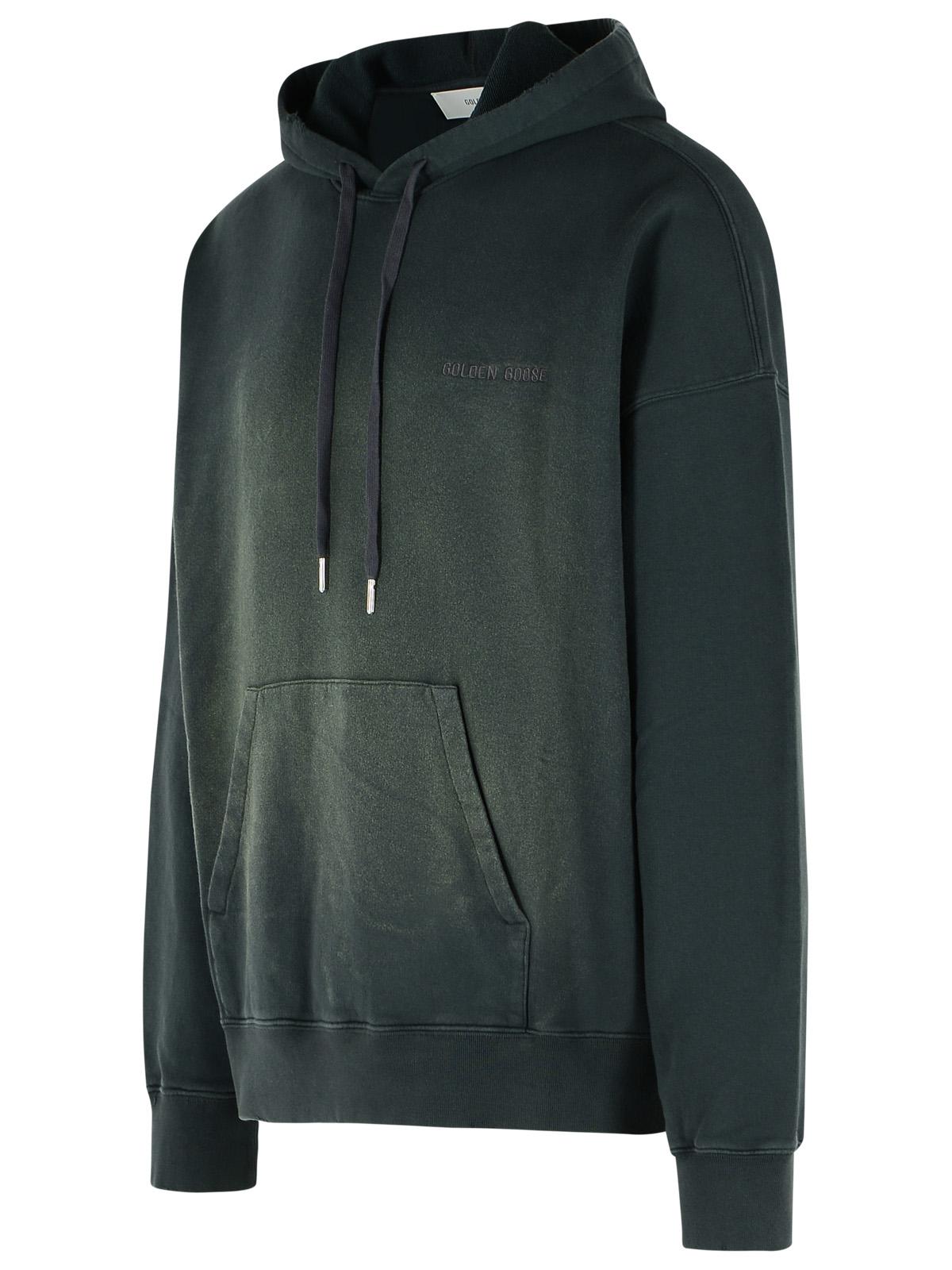 Golden Goose Black Cotton Sweatshirt Men GOLDEN GOOSE