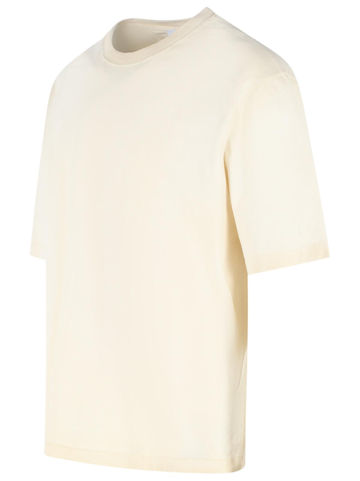 Golden Goose Uisex 'Star' Vintage White Cotton T-Shirt Women GOLDEN GOOSE