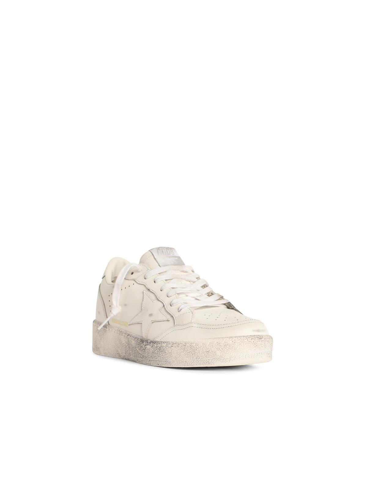 Golden Goose 'Ball-Star 2' White Leather Sneakers Men GOLDEN GOOSE