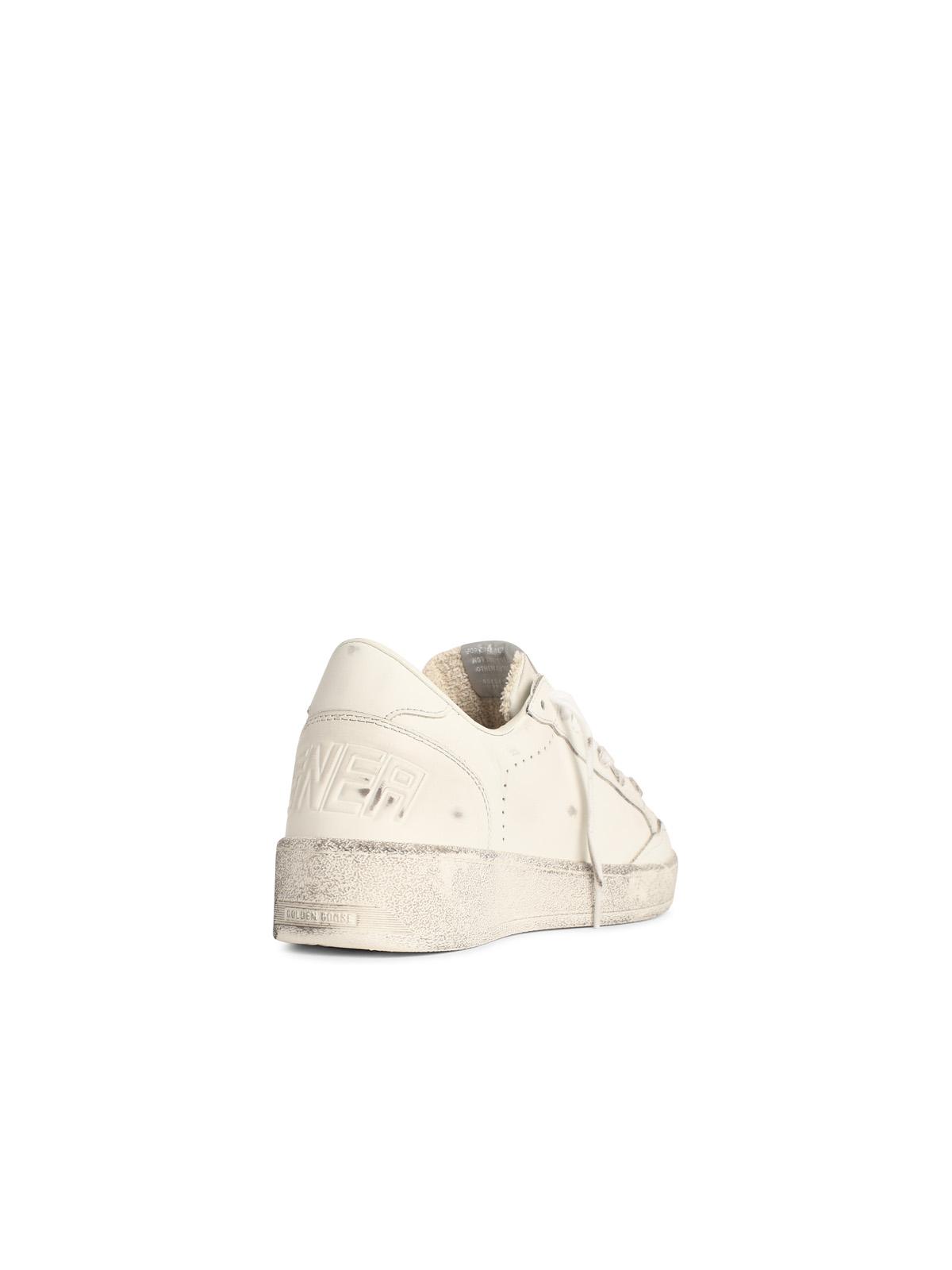 Golden Goose 'Ball-Star 2' White Leather Sneakers Men GOLDEN GOOSE
