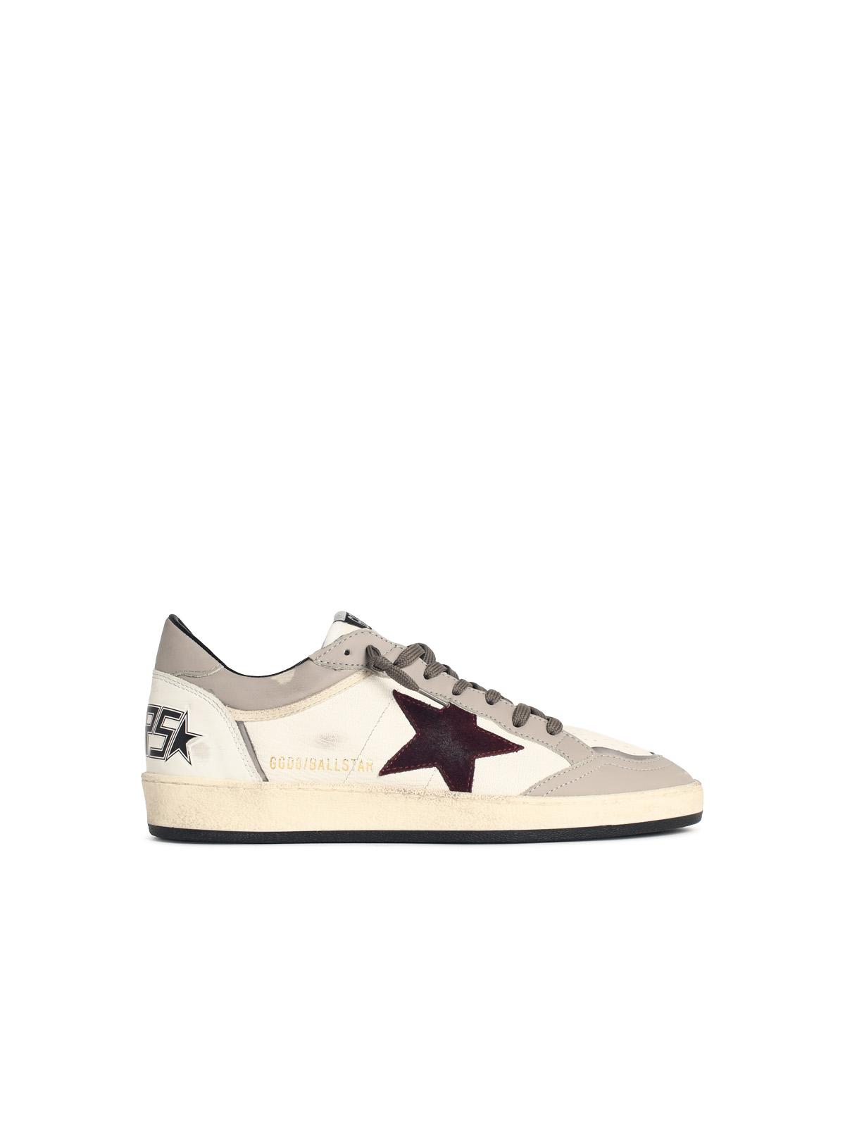 Golden Goose 'Ball Star' White Leather Sneakers Men GOLDEN GOOSE