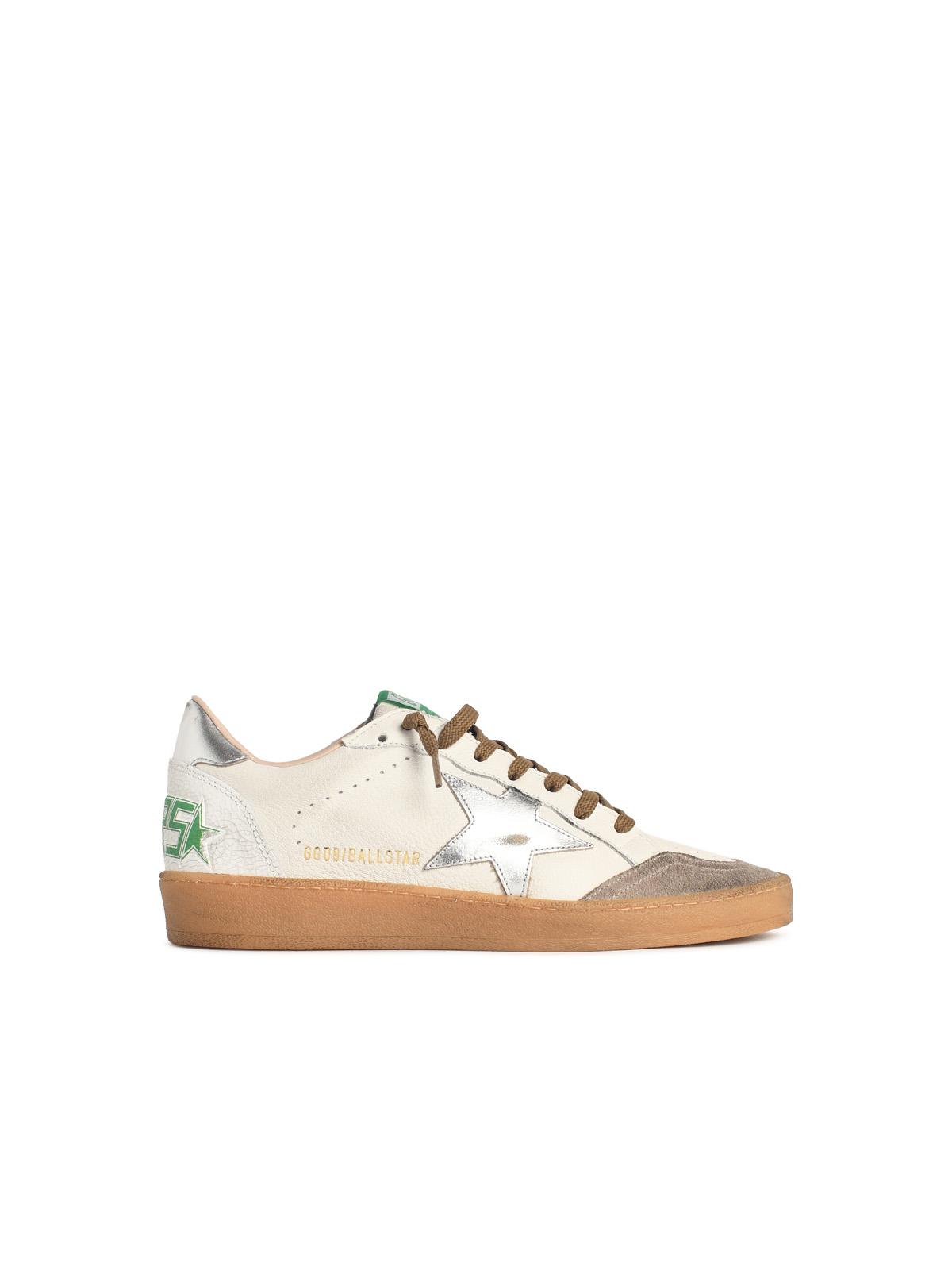 Golden Goose 'Ball Star' White Nappa Leather Sneakers Men GOLDEN GOOSE
