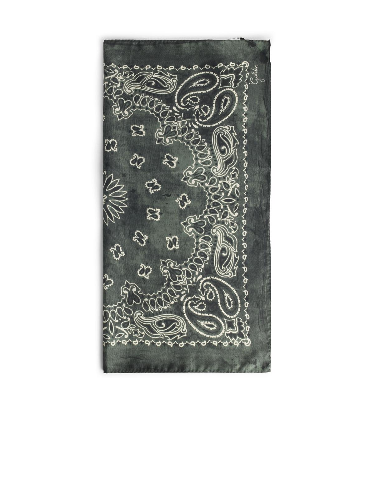 Golden Goose Silk Paisley Scarf Women GOLDEN GOOSE