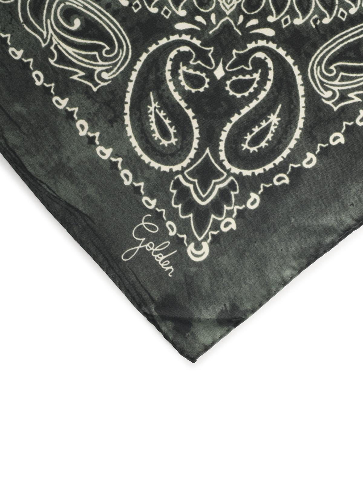 Golden Goose Silk Paisley Scarf Women GOLDEN GOOSE