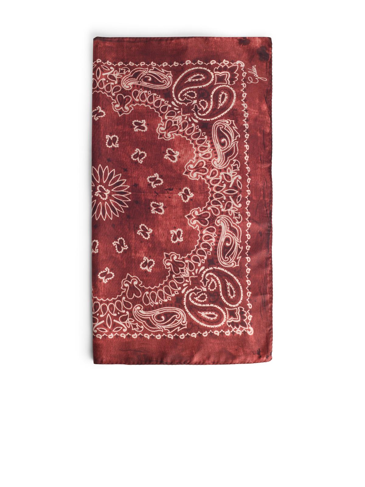 Golden Goose Silk Paisley Scarf Women GOLDEN GOOSE