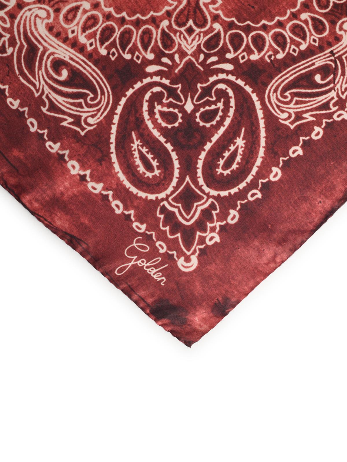 Golden Goose Silk Paisley Scarf Women GOLDEN GOOSE