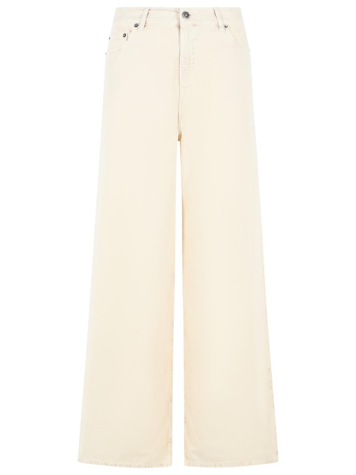 Golden Goose 'Melody' Cream Cotton Patalone Women GOLDEN GOOSE