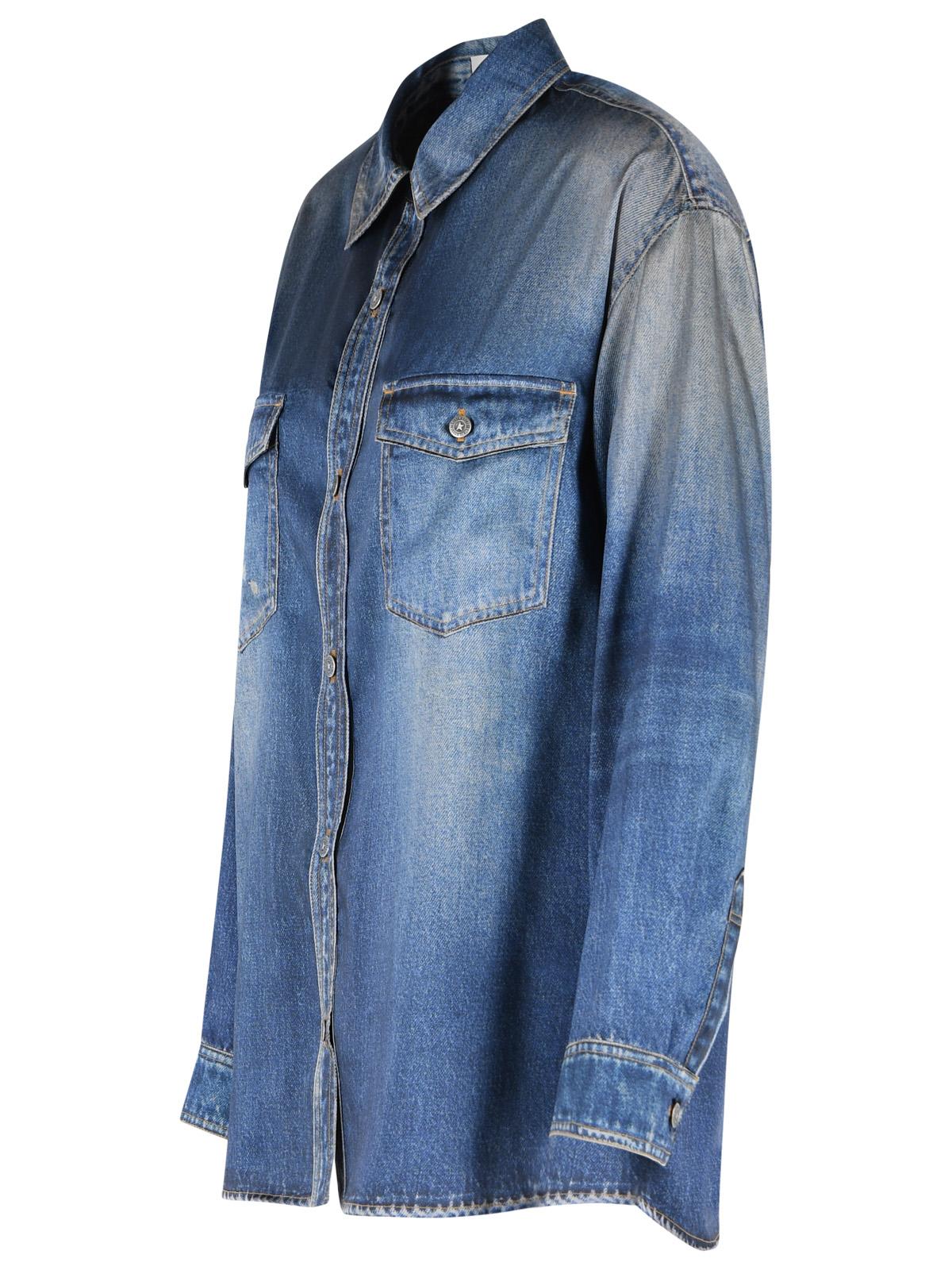 Golden Goose 'Patty' Blue Polyester Shirt Women GOLDEN GOOSE