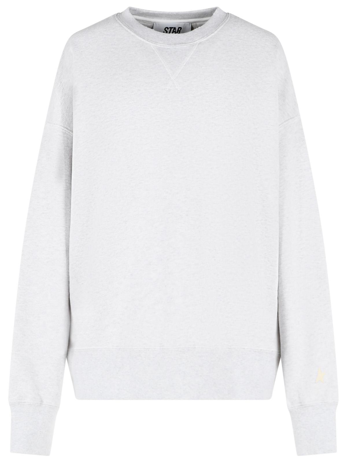 Golden Goose 'Star' Melange Grey Cotton Sweatshirt Women GOLDEN GOOSE