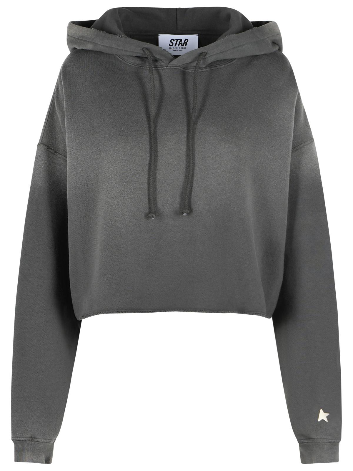 Golden Goose 'Star' Grey Cotton Sweatshirt Women GOLDEN GOOSE