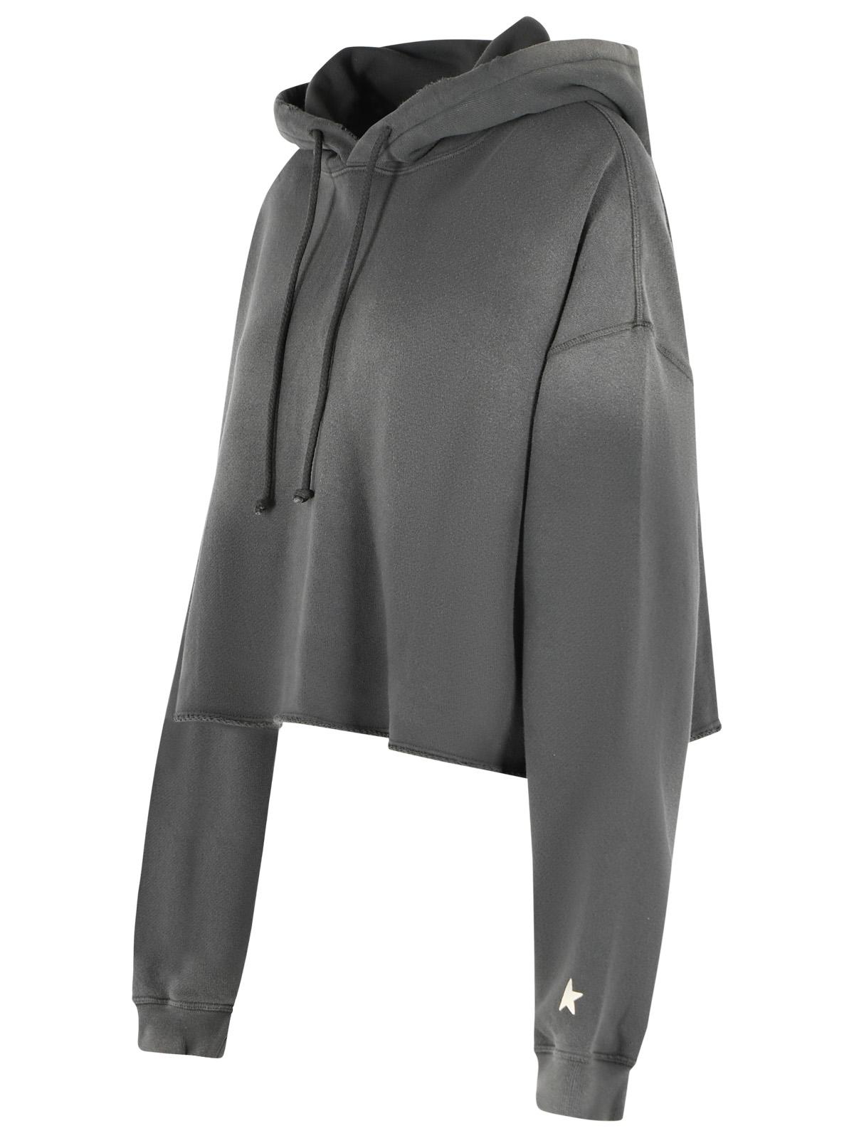Golden Goose 'Star' Grey Cotton Sweatshirt Women GOLDEN GOOSE