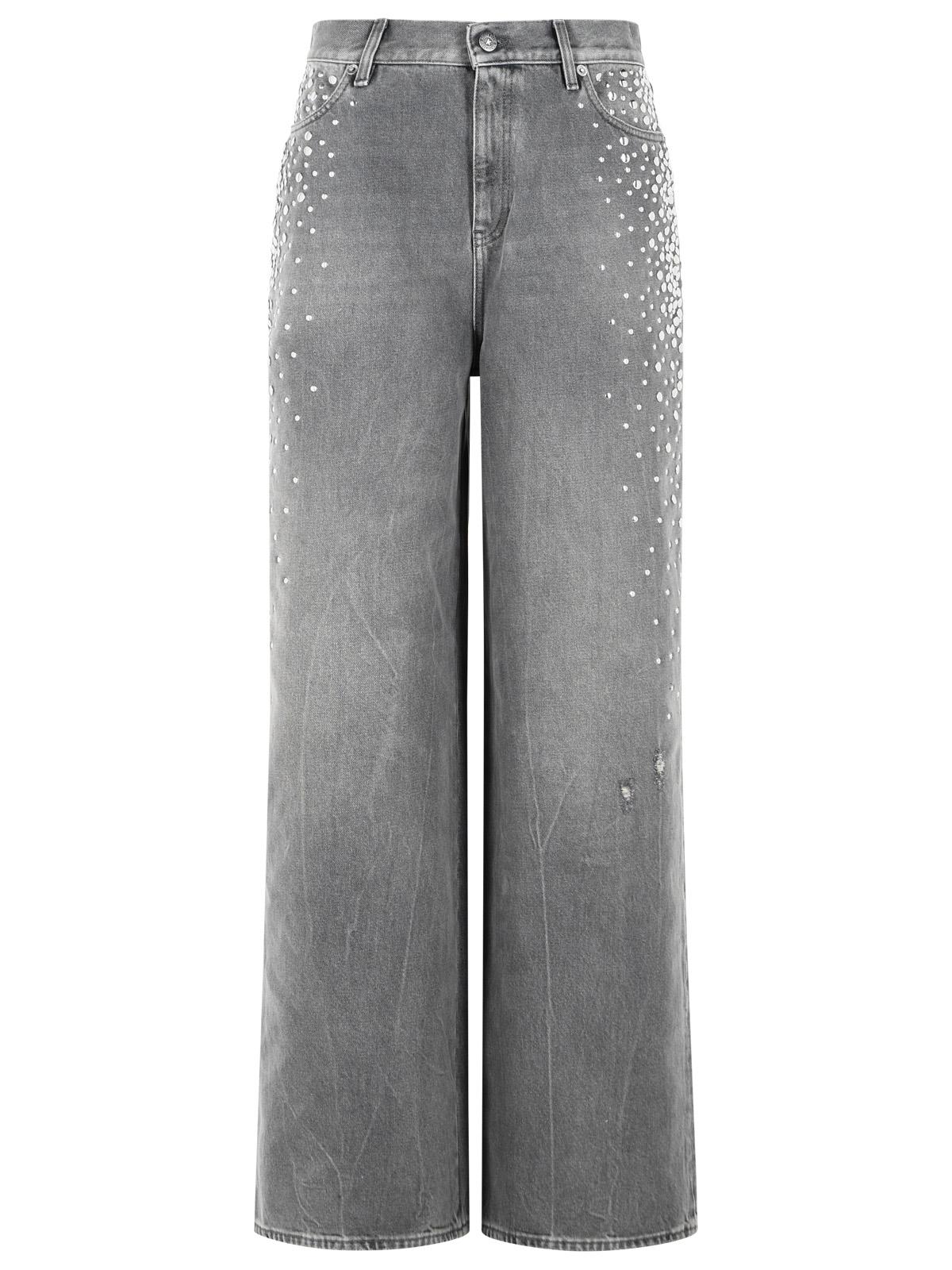 Golden Goose 'Melody' Grey Cotton Jeans Women GOLDEN GOOSE