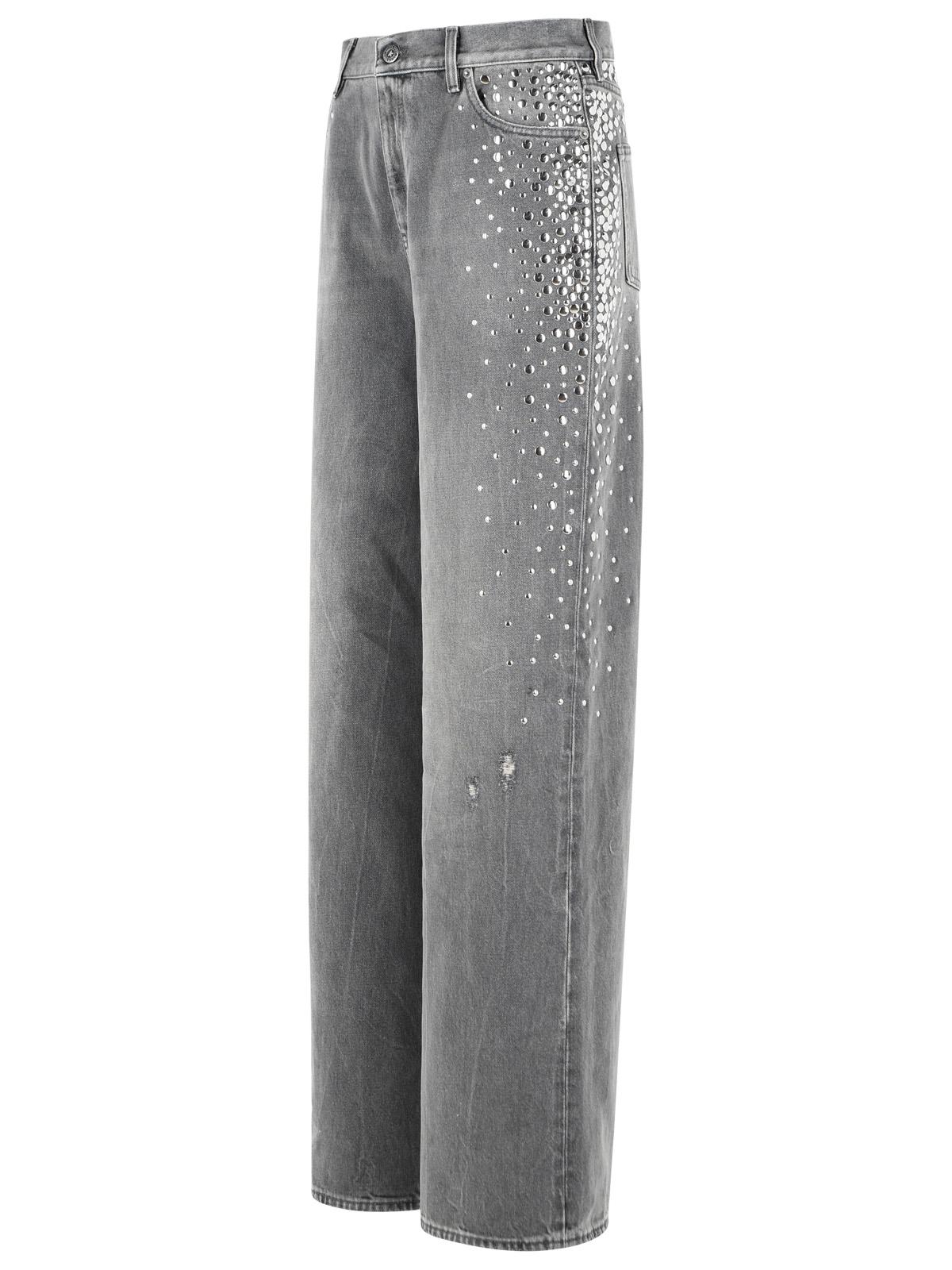 Golden Goose 'Melody' Grey Cotton Jeans Women GOLDEN GOOSE