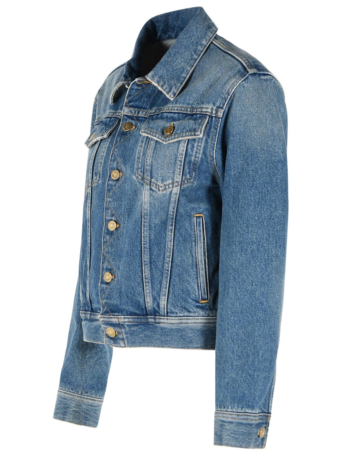 Golden Goose Blue Cotton Jacket Women GOLDEN GOOSE