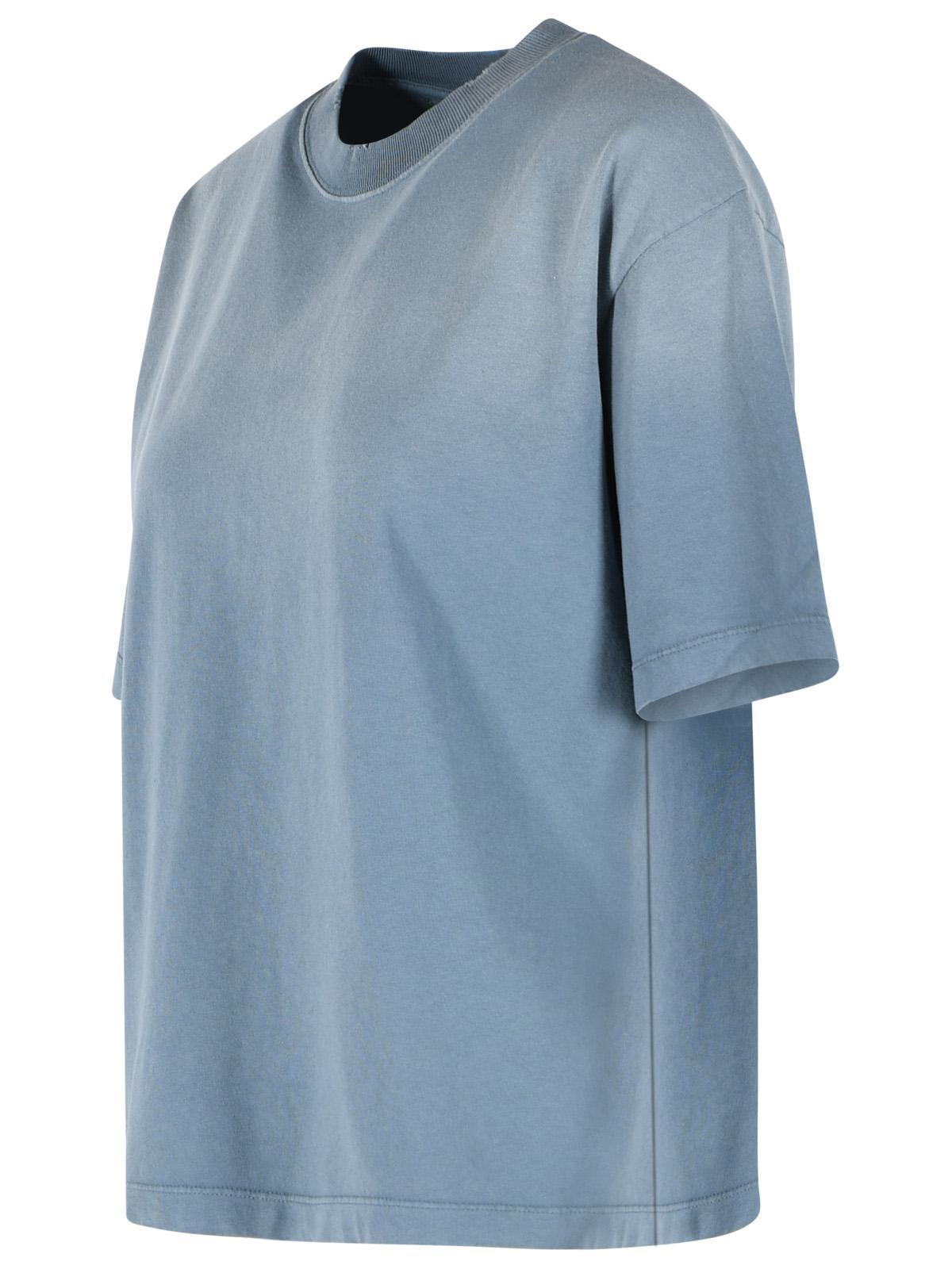 Golden Goose Blue Cotton T-Shirt Women GOLDEN GOOSE