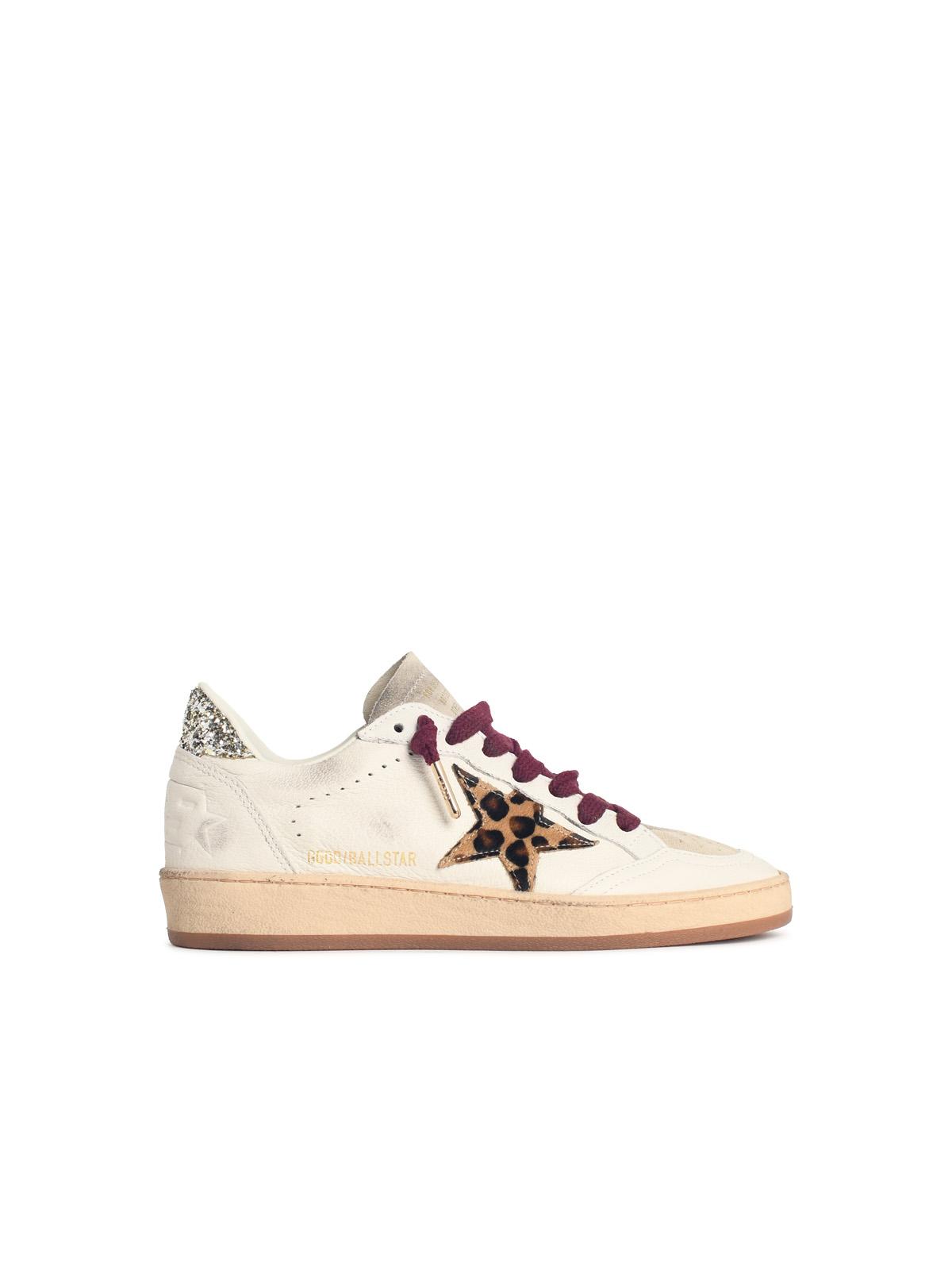 Golden Goose 'Ball Star' White Nappa Leather Sneakers Women GOLDEN GOOSE