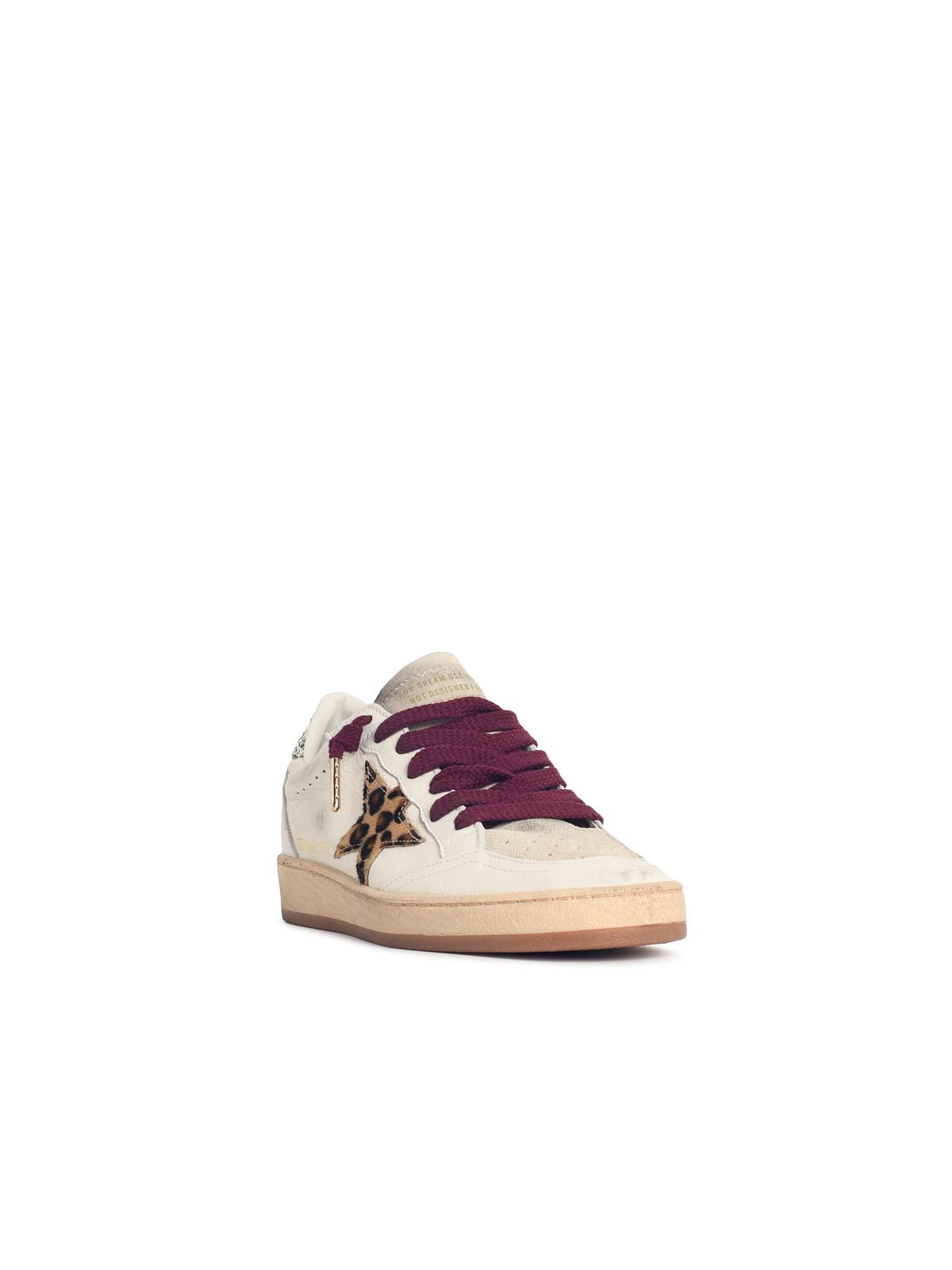 Golden Goose 'Ball Star' White Nappa Leather Sneakers Women GOLDEN GOOSE