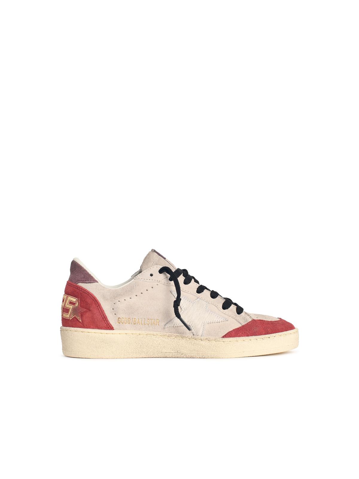 Golden Goose 'Ball Star' Grey Suede Sneakers Women GOLDEN GOOSE