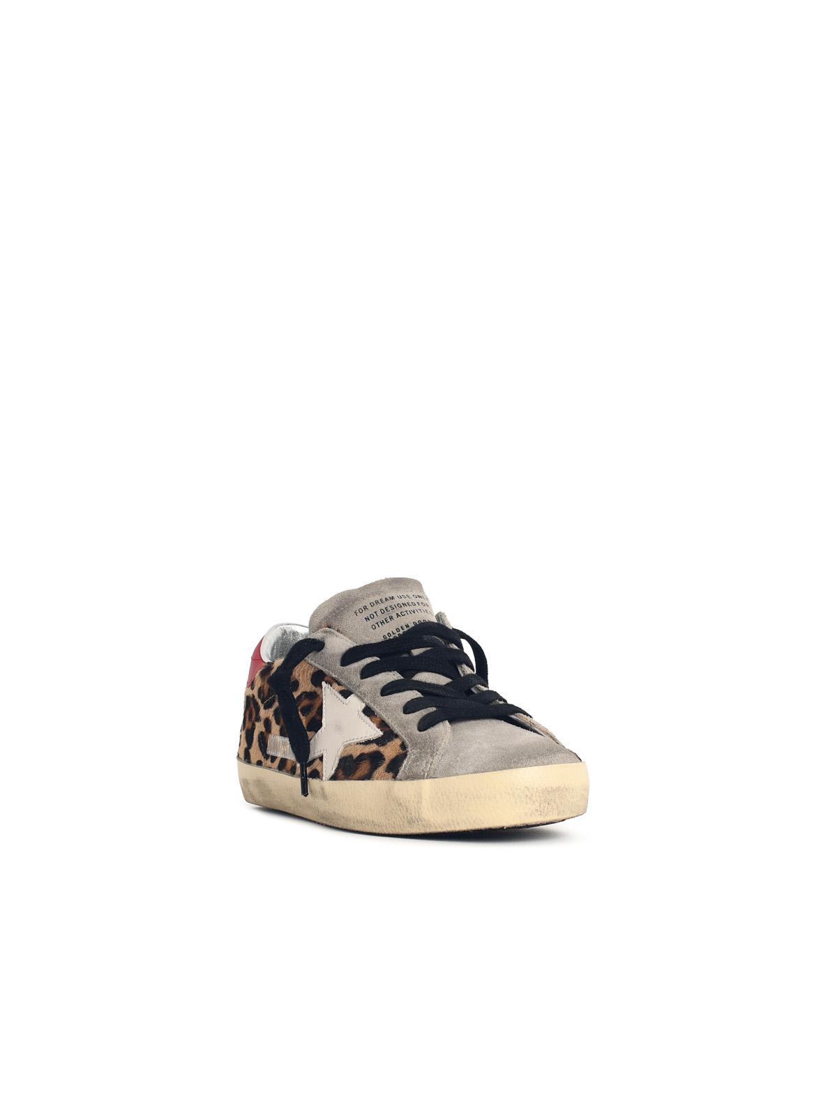 Golden Goose 'Super-Star' Leopard Pony Leather Sneakers Women GOLDEN GOOSE