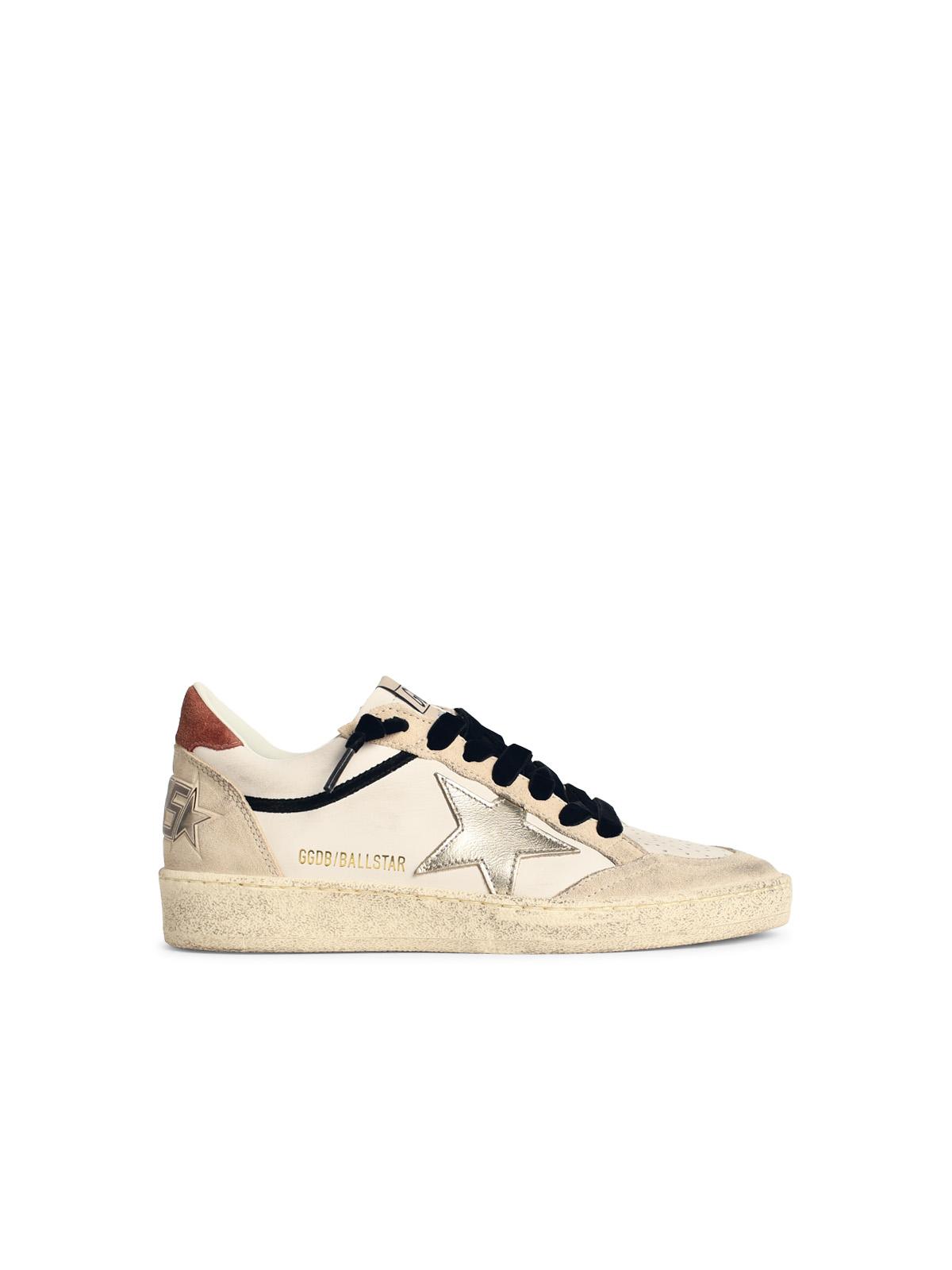 Golden Goose 'Ball-Star' White Leather Sneakers Women