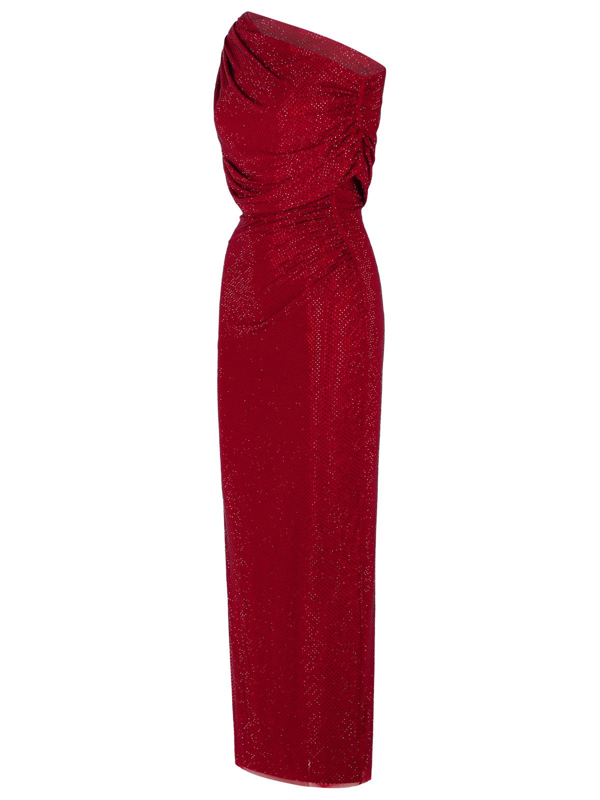 Self Portrait Burgundy Polyester Dress Women SELF-PORTRAIT