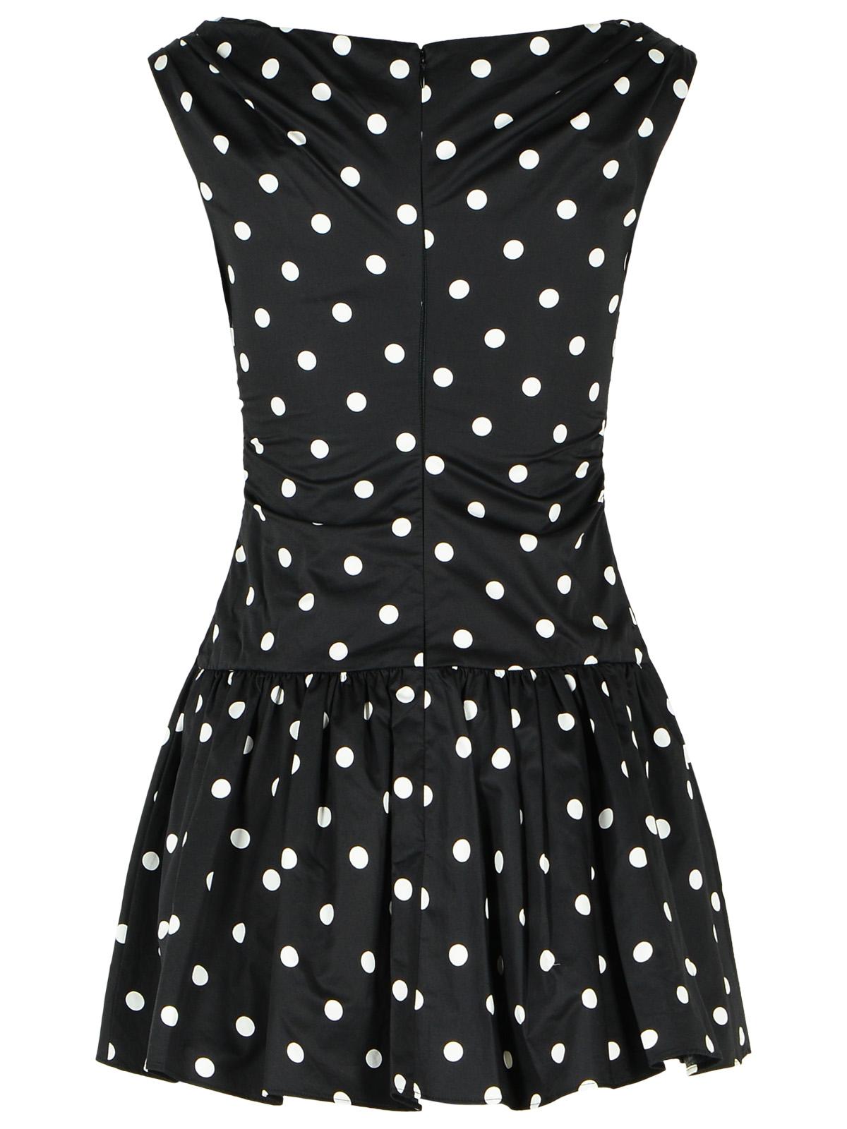 Self Portrait 'Polka Dot' Black Cotton Dress Women SELF-PORTRAIT