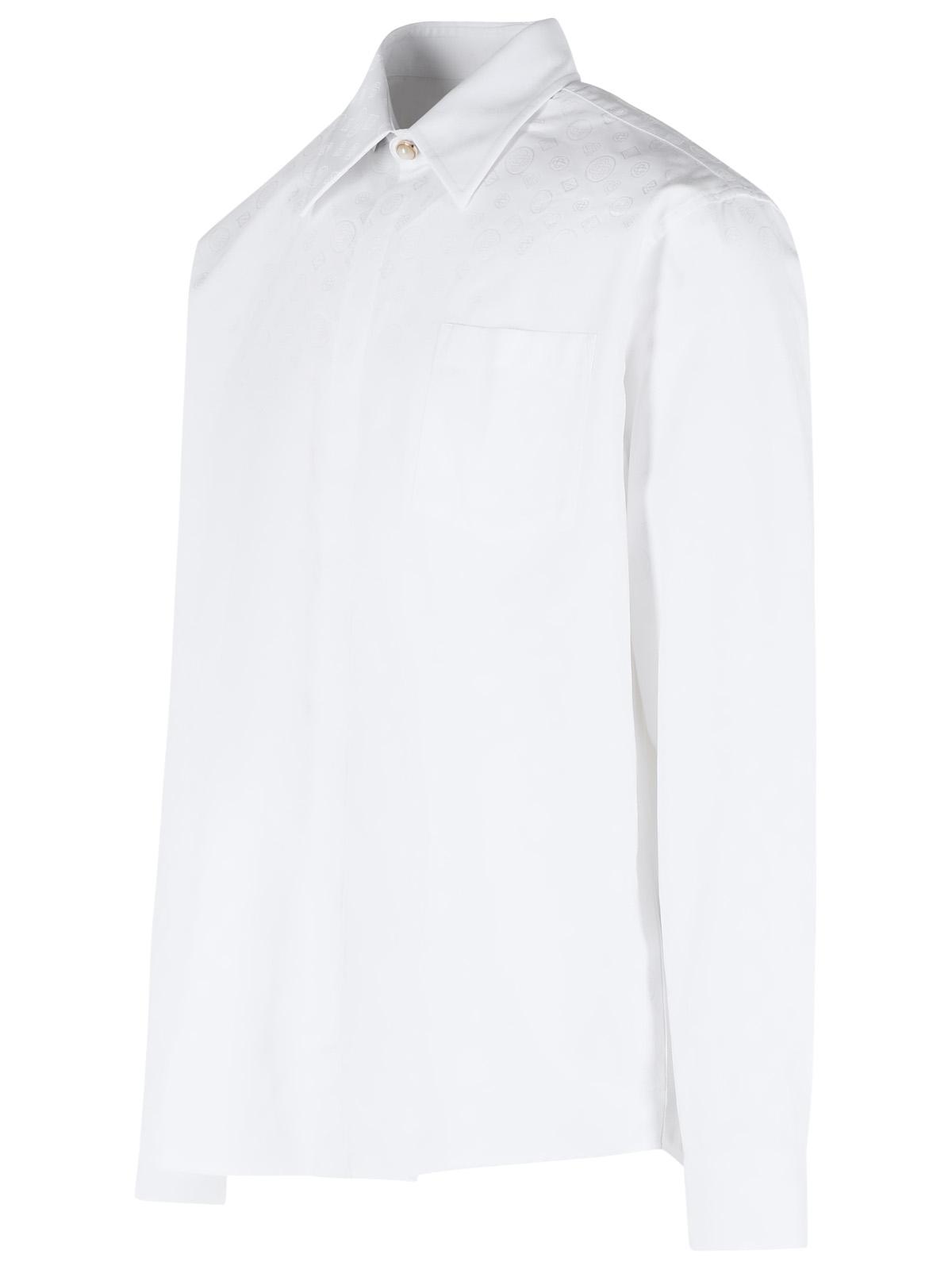 Casablanca White Cotton Shirt Men CASABLANCA