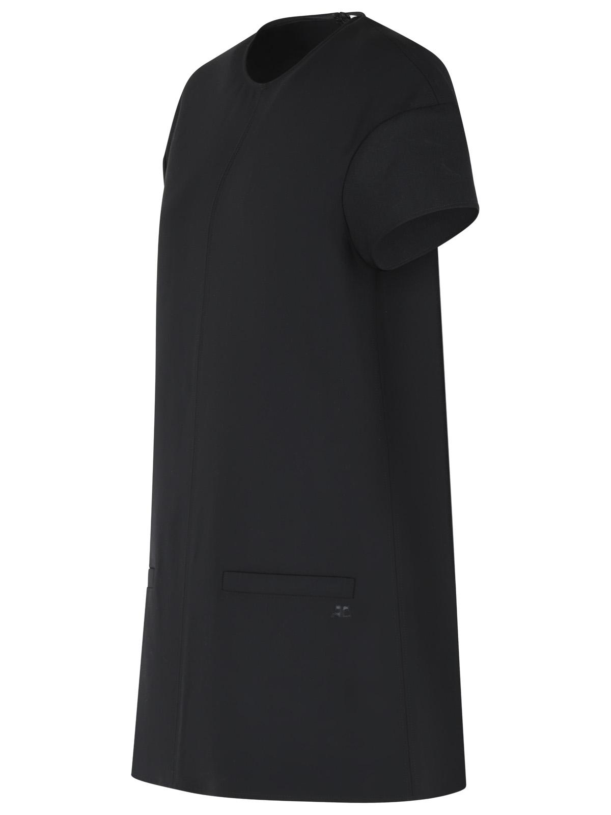 Courreges 'Heritage' Black Wool Blend Dress Women COURREGES