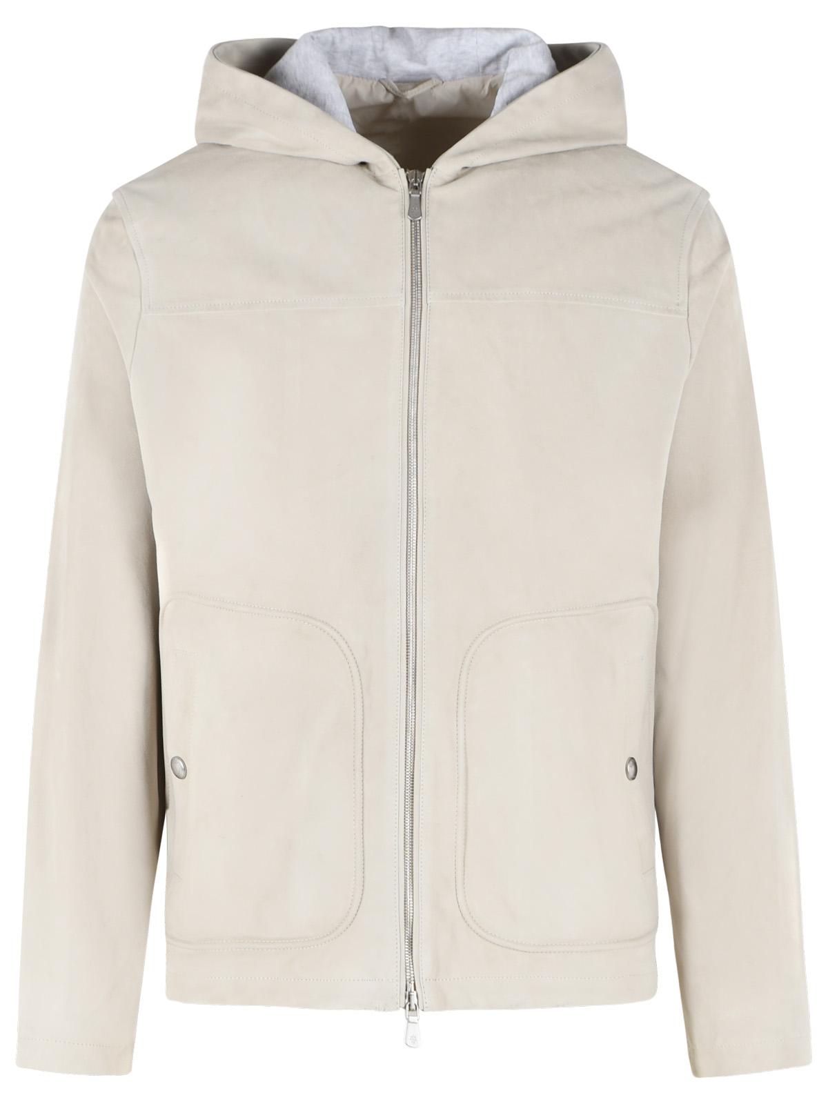Eleventy Light Beige Sheepskin Jacket Men ELEVENTY
