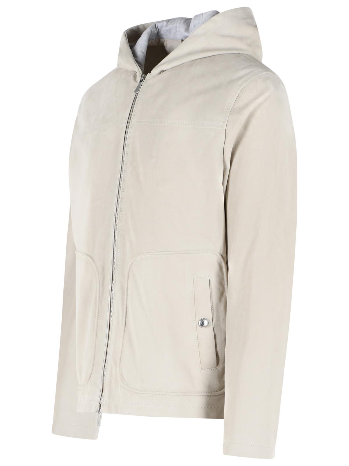 Eleventy Light Beige Sheepskin Jacket Men ELEVENTY