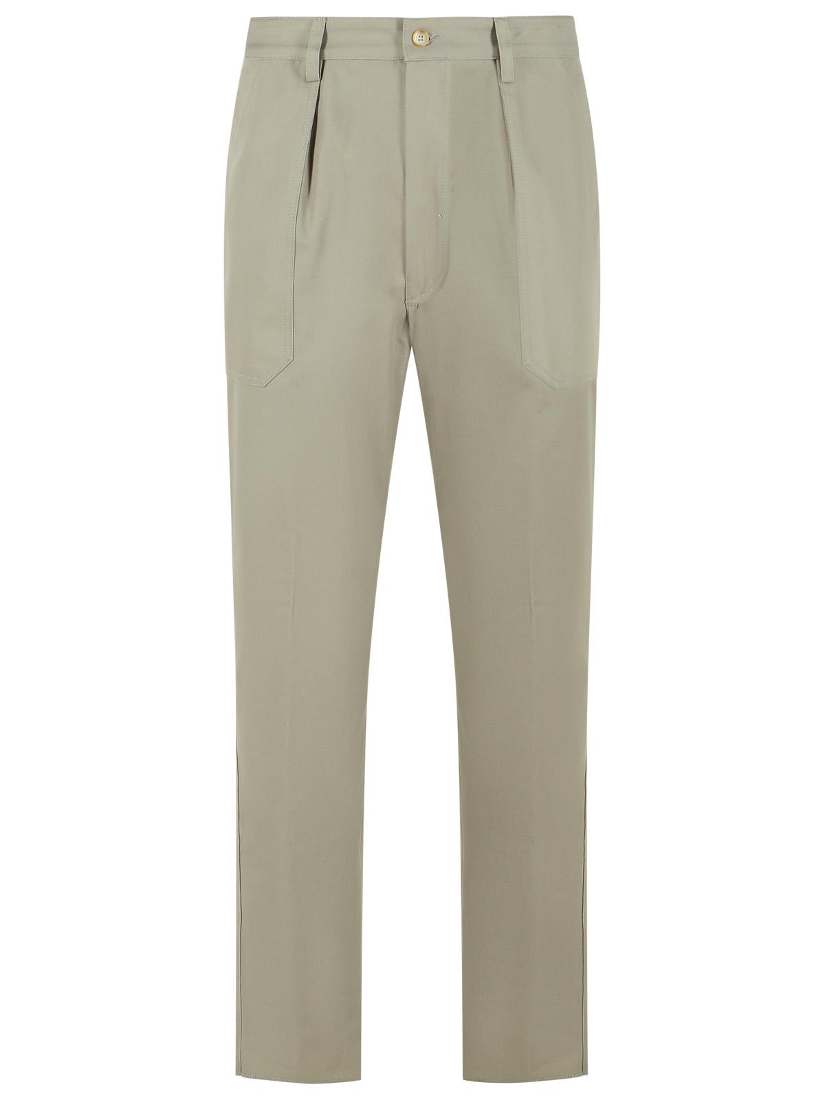 Eleventy Gray Cotton Pants Men ELEVENTY